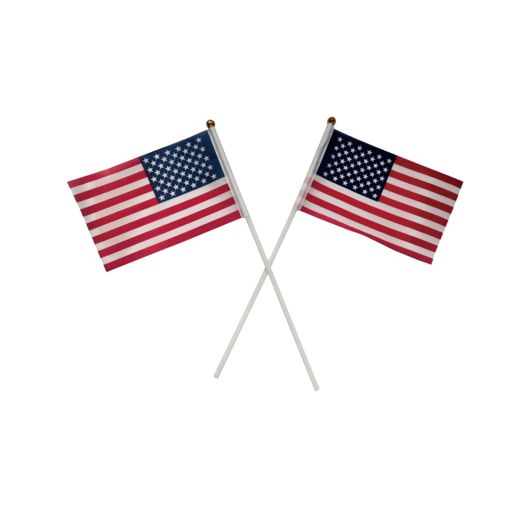 4" x 6" Double Sided Polyester Stick Flags