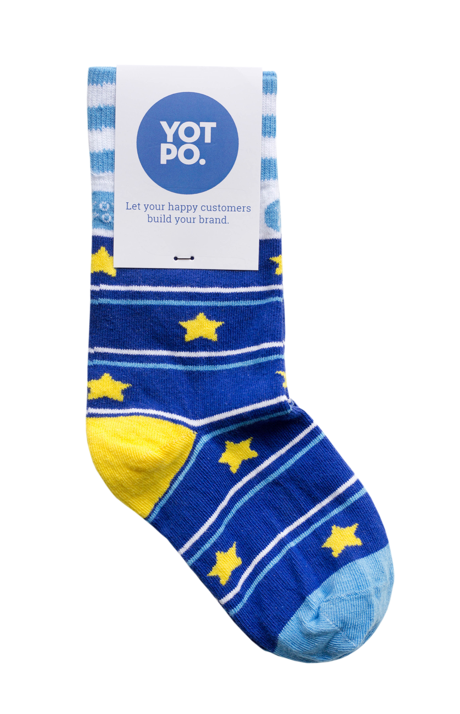 Custom Knit Cotton Crew Youth/Kid Socks 3