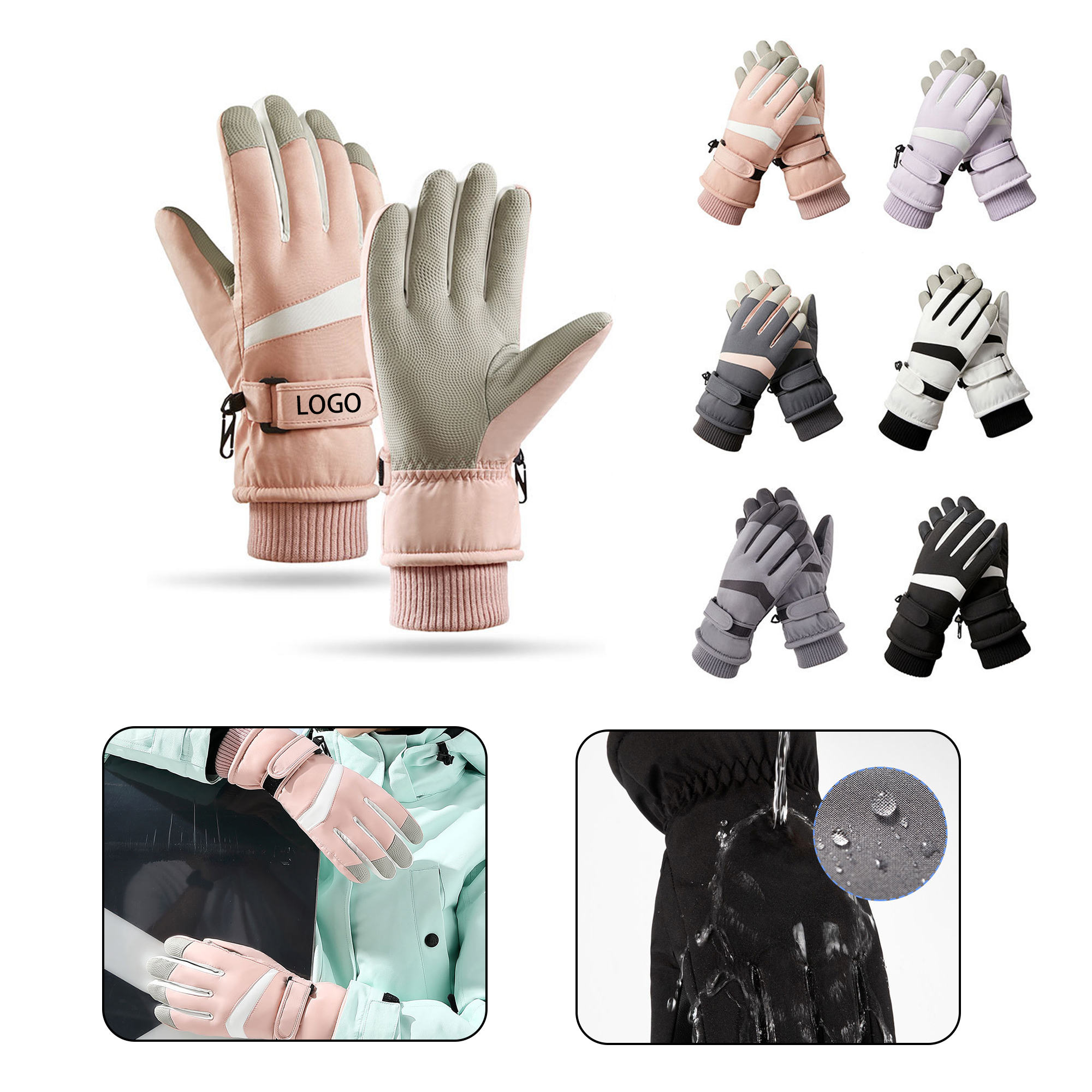 MOQ:5pcs Touchscreen Gloves 2