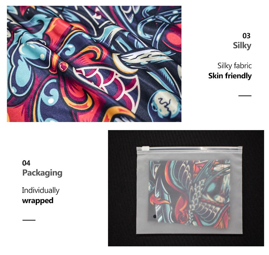Multi-Use Neck Gaiter, Bandana w/ Full Color Sublimation 7