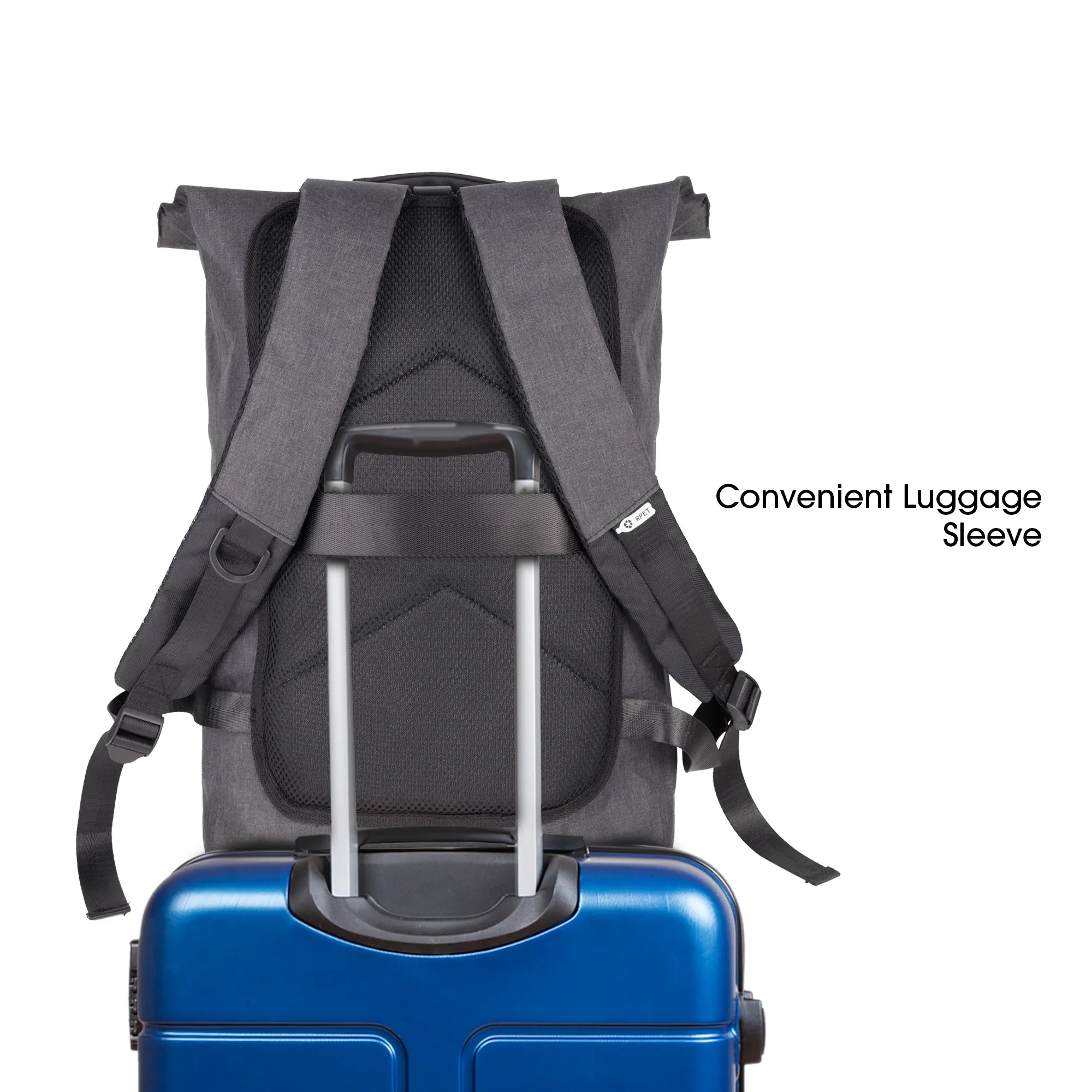 Waterproof rPET Roll-Top Backpack 6