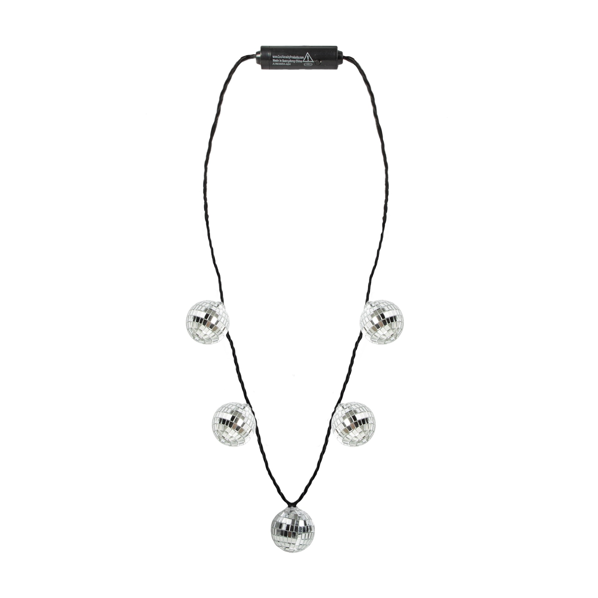 Disco Balls Light Up Necklace 4
