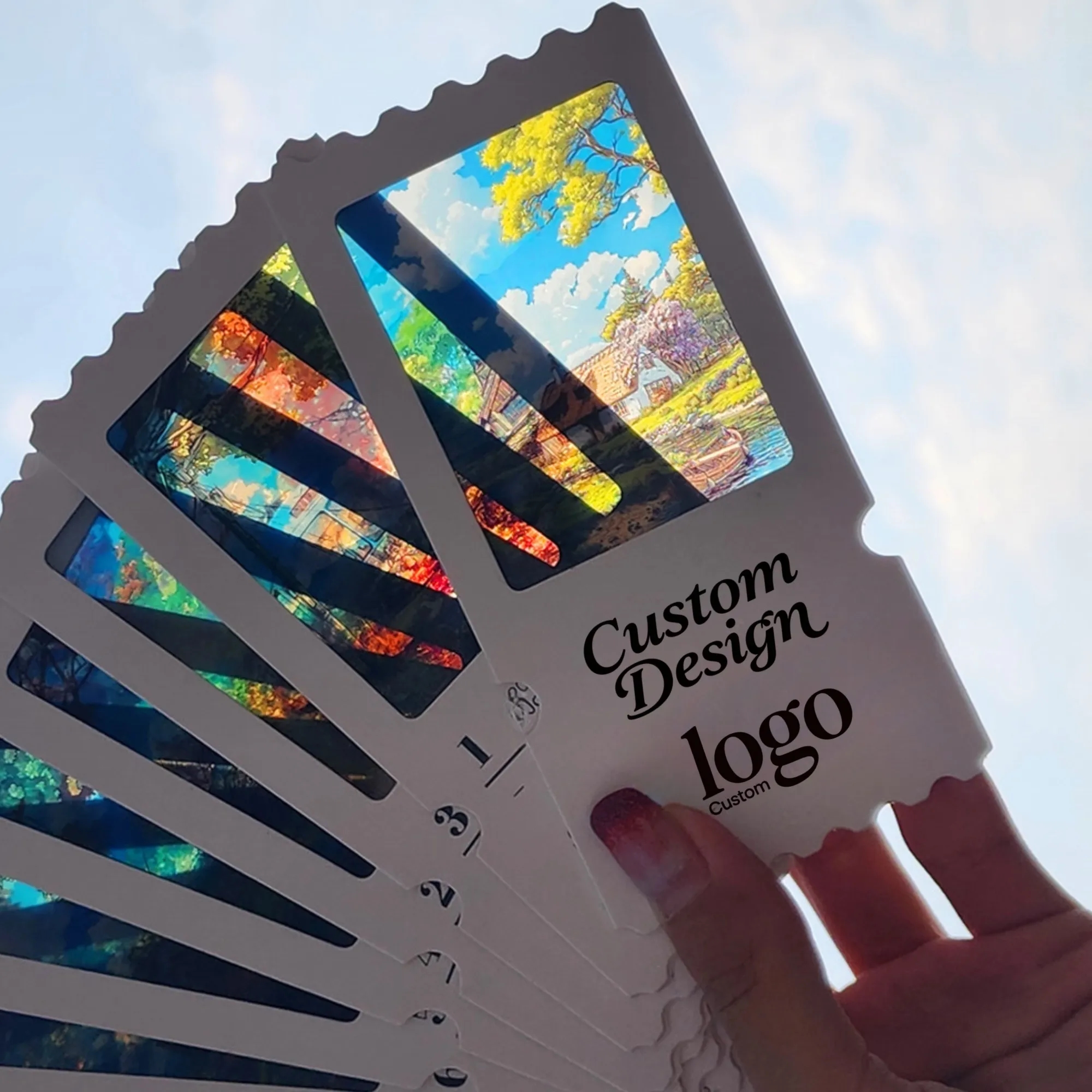 Custom Light Shadow Ticket Stub Bookmarks - Memorial " 5