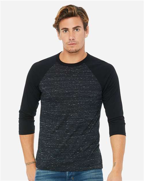 Unisex Three-Quarter Sleeve Baseball Tee - 3200 58