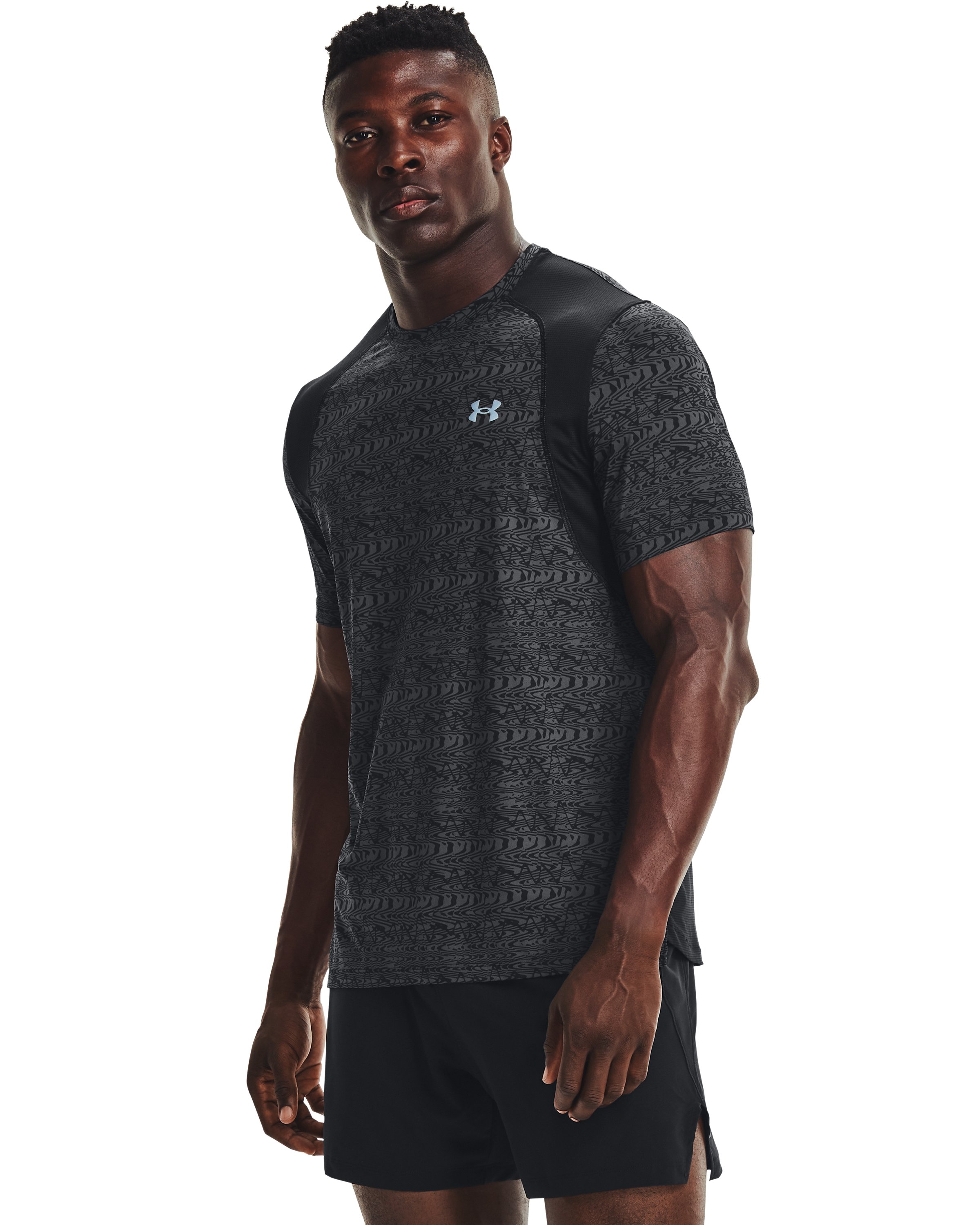 UA Iso-Chill Run 200 Print Men's Short Sleeve 2