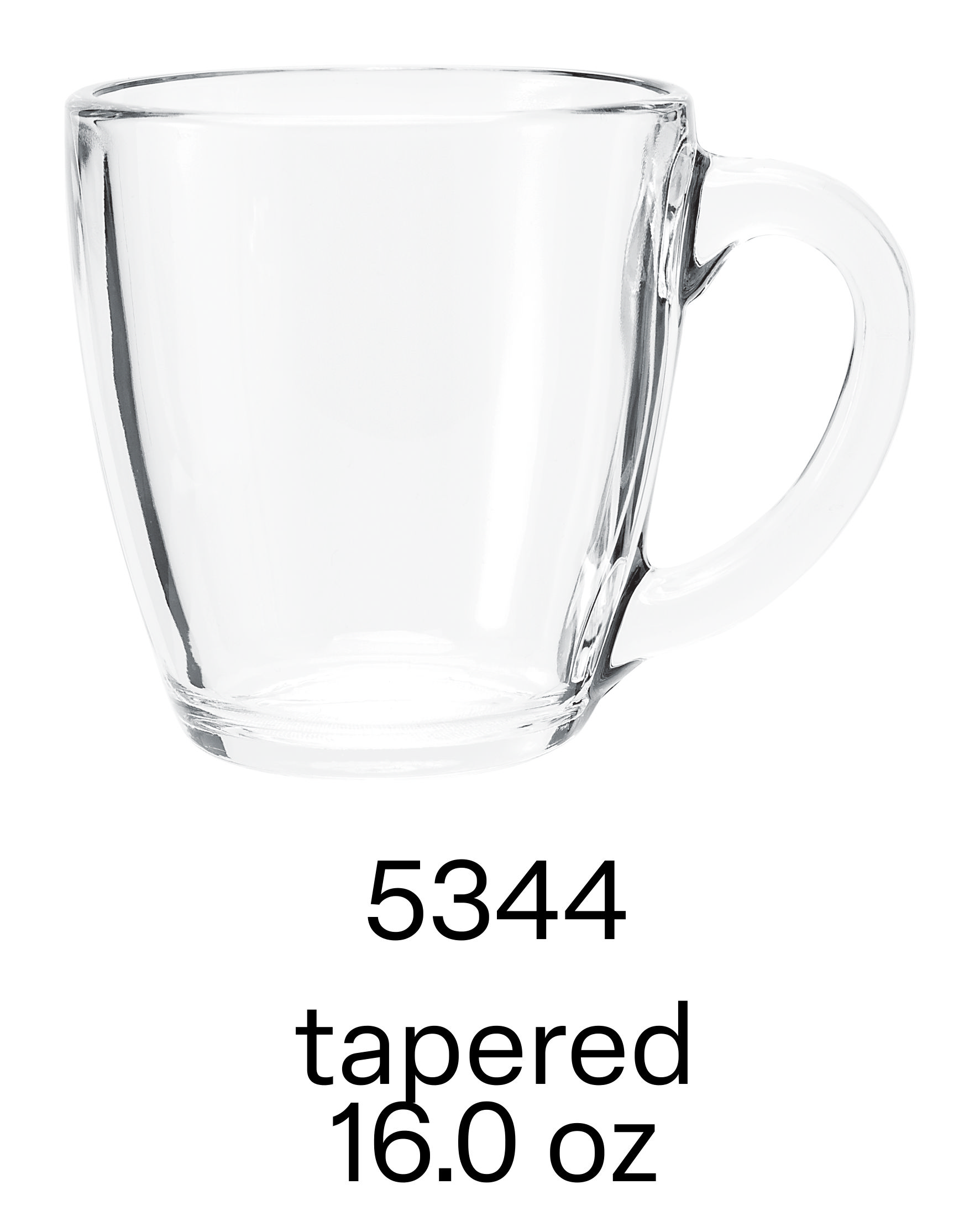 16 oz tapered mug