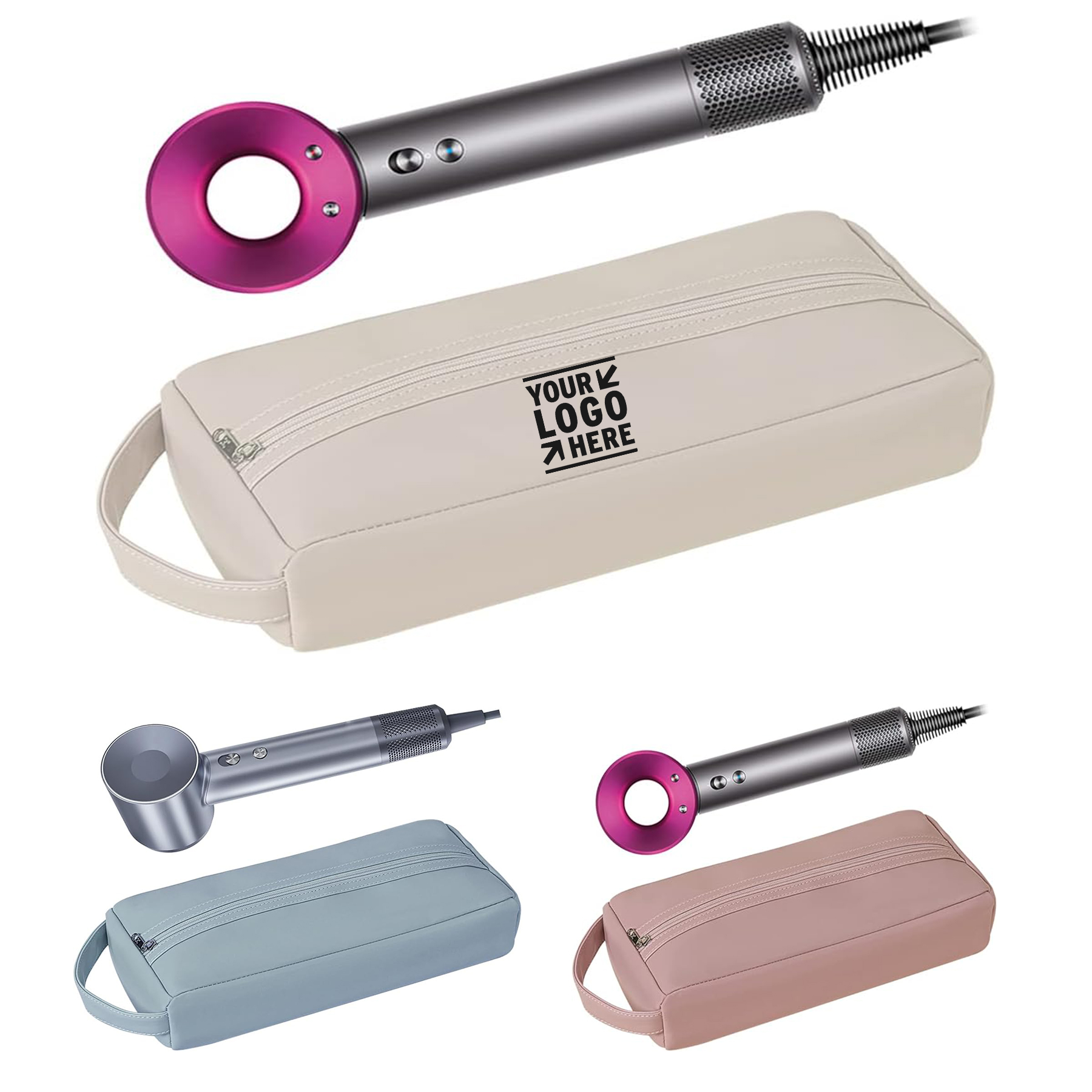 Dyson Airwrap Styler Air Styling Accessories Large Travel PU Storage Bag Hair Dryer Case Organizer 2