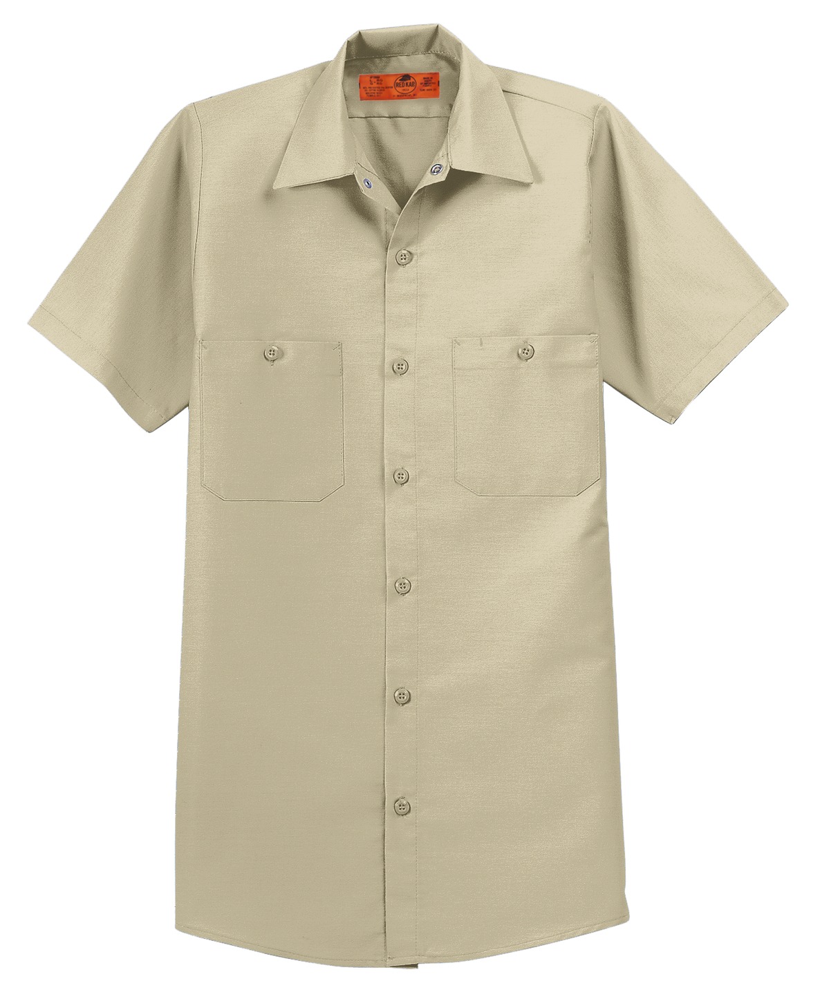 Red Kap Long Size, Short Sleeve Industrial Work Shirt. SP24LONG 60