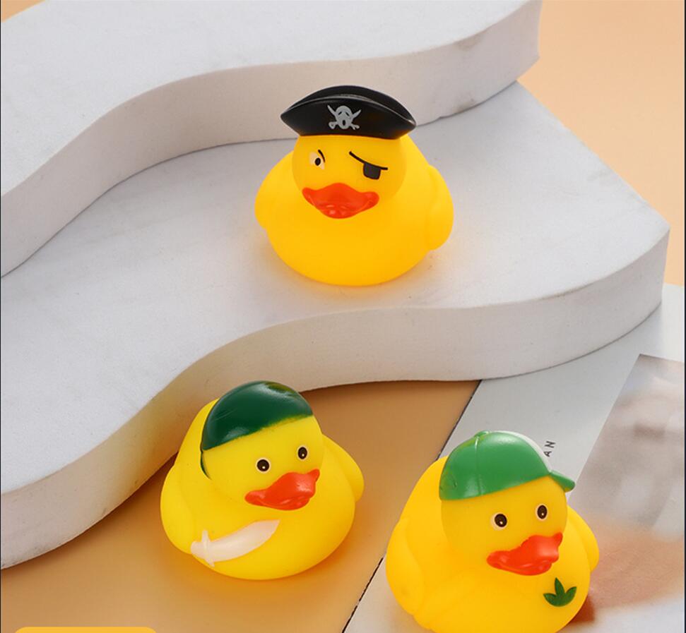 Yellow Rubber Duck Baby Bath Toys 6