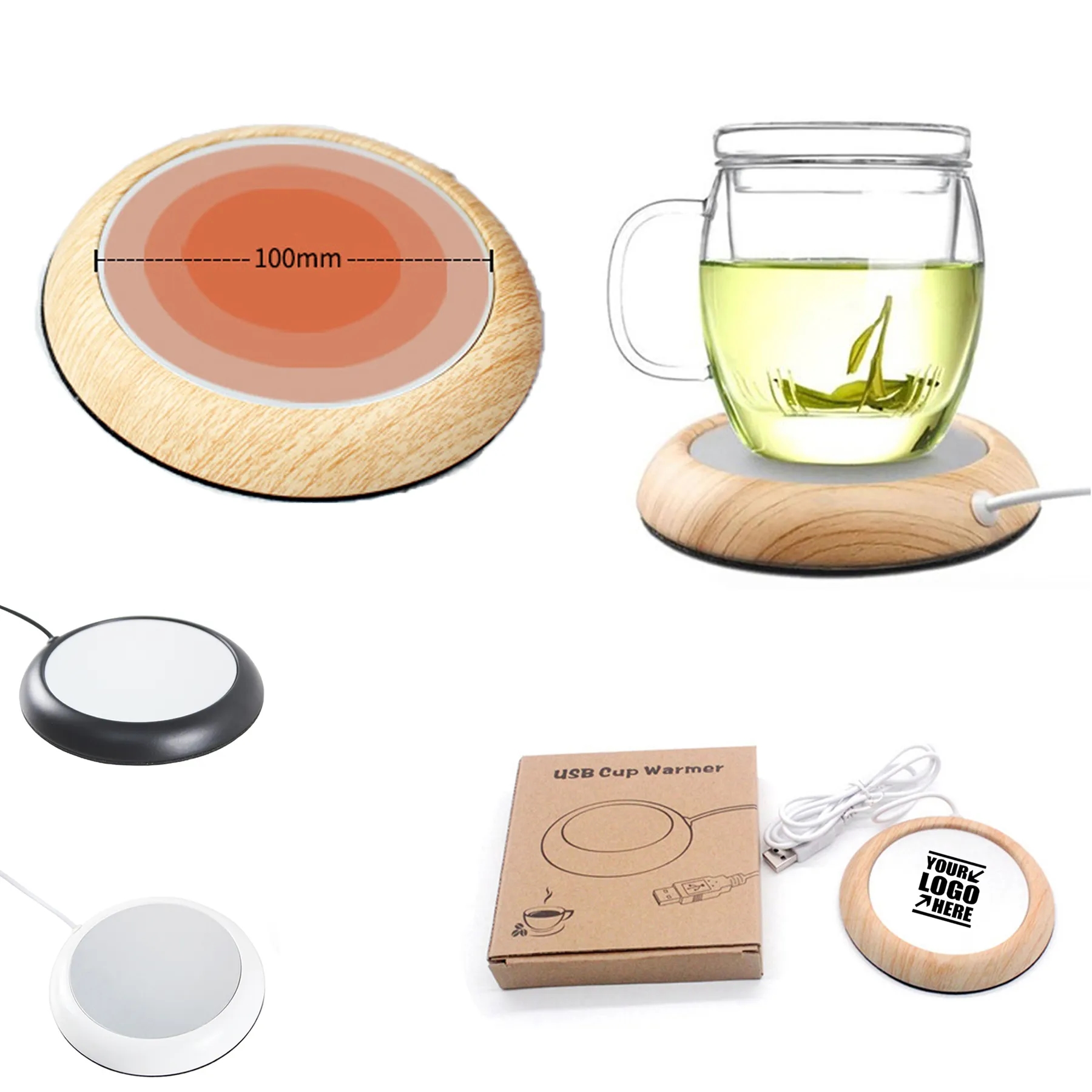 Coffee Mug Warmer USB Heating Coaster Plus 1