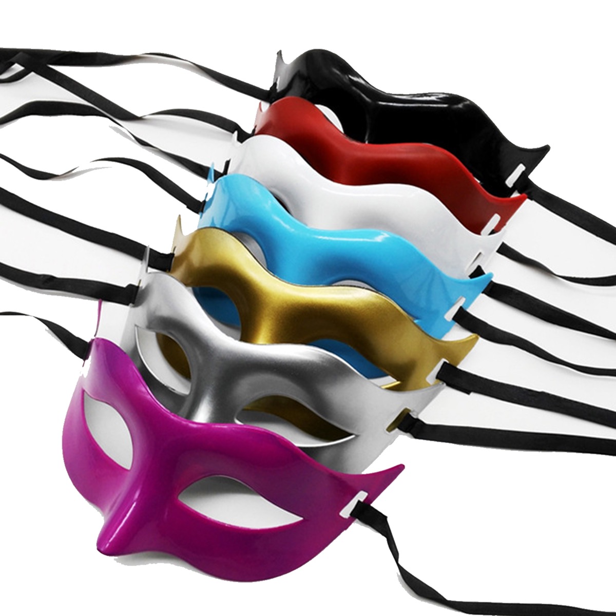 Halloween Masquerade Party Half Face Mask 1