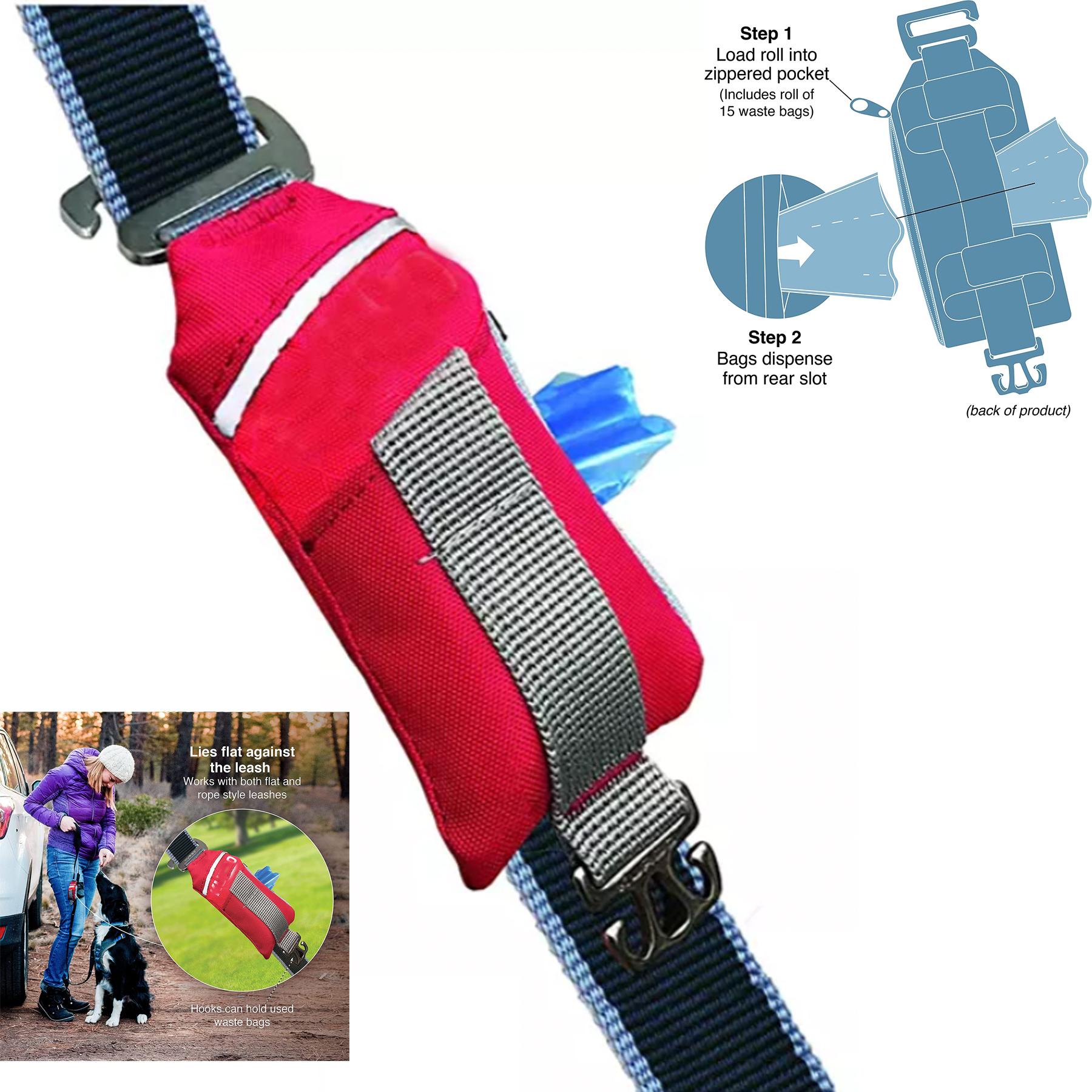 Refillable Dog Poop Bag Dispenser