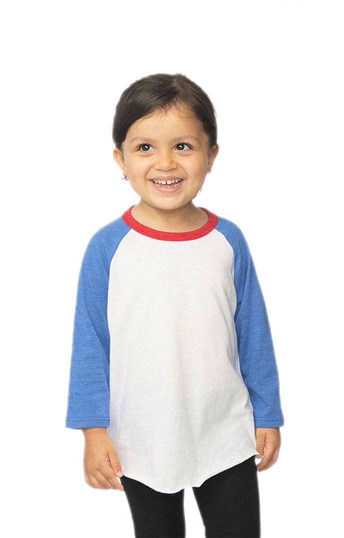 Toddler Americana Raglan Baseball Shirt 3