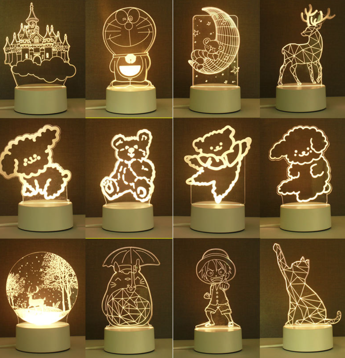 Acrylic Night Lights 2