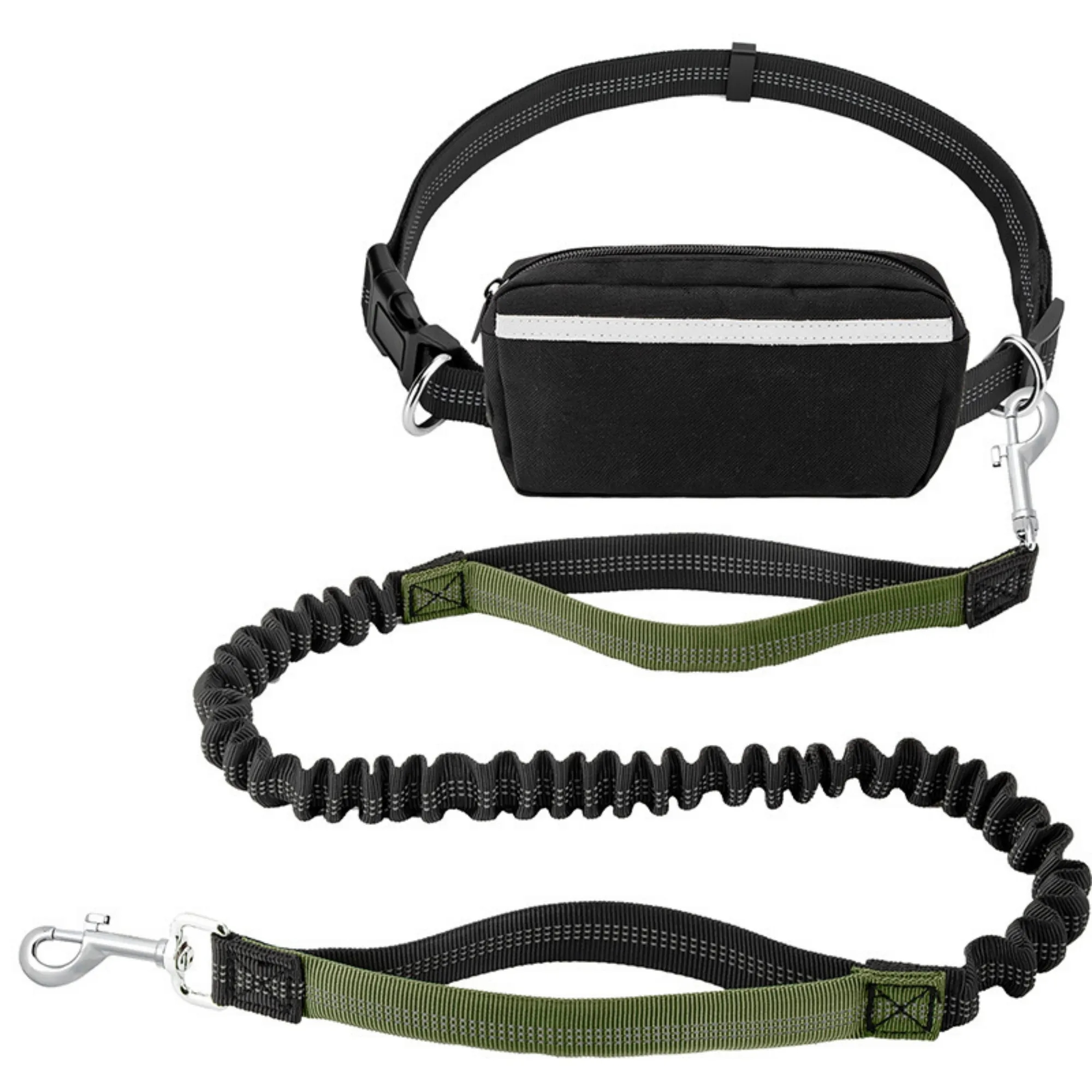 Multi-Functional Retractable Hands-Free Leash Waist Bag 7