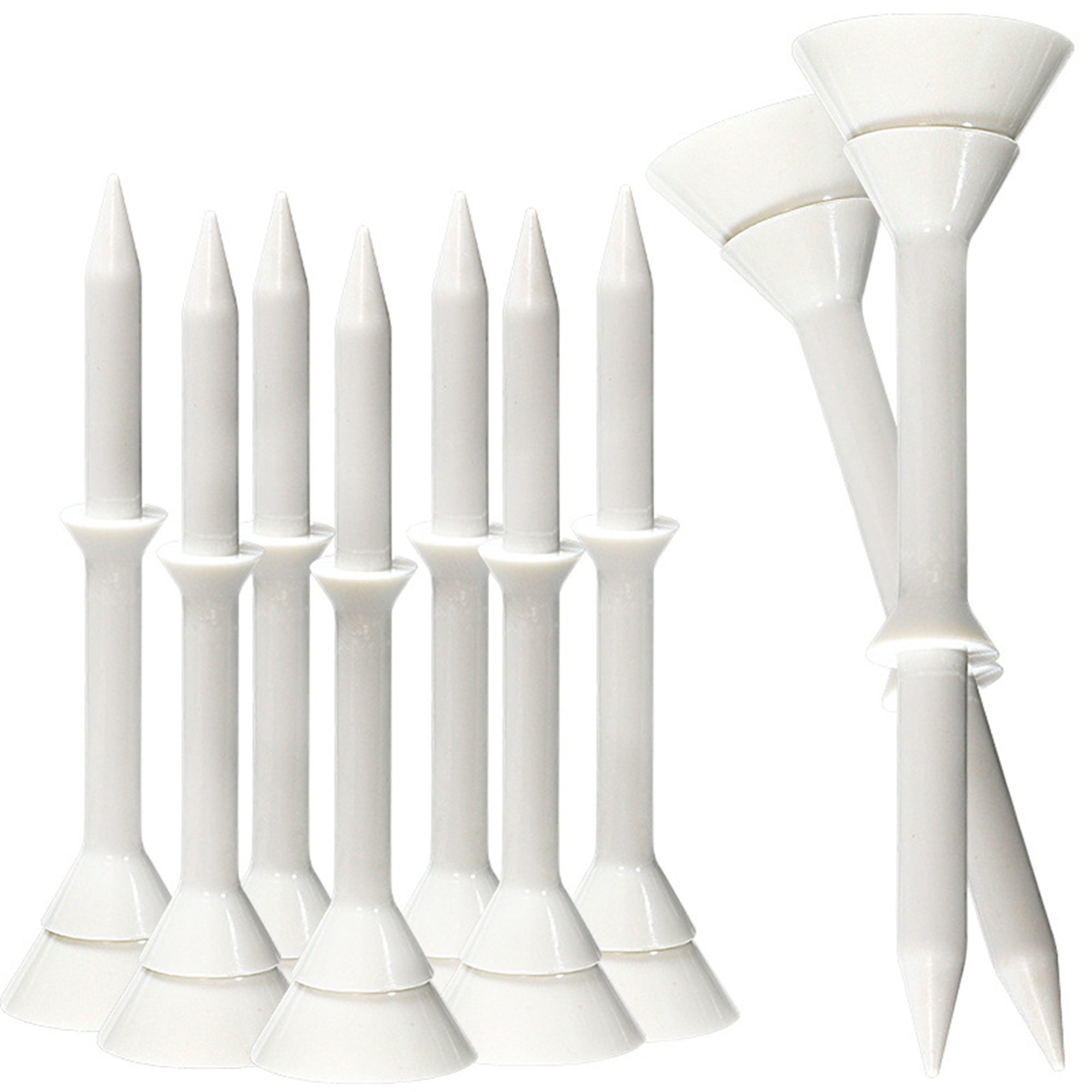 Premium Plastic Oversized Golf Tees 3-1/4" 5