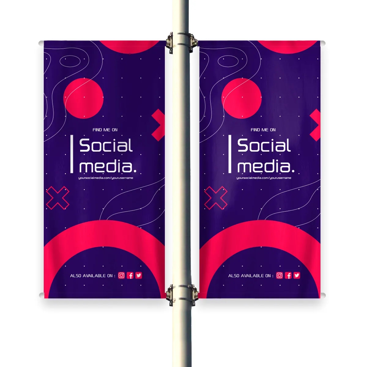 Digitally Printed 13 oz 2 Sided Vinyl Street Banner 2