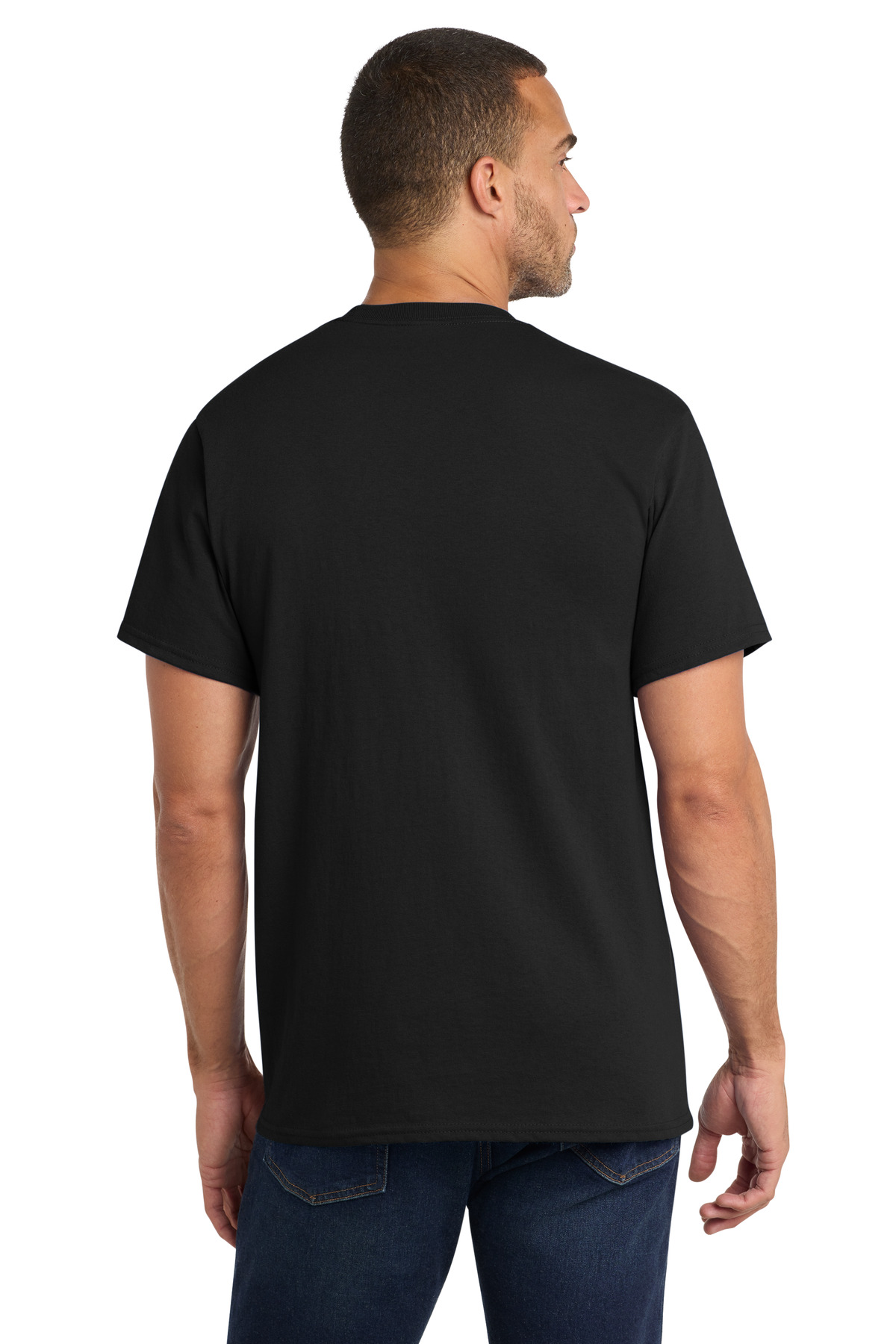 Port & Co Core Cotton Pocket Tee. PC54P 122