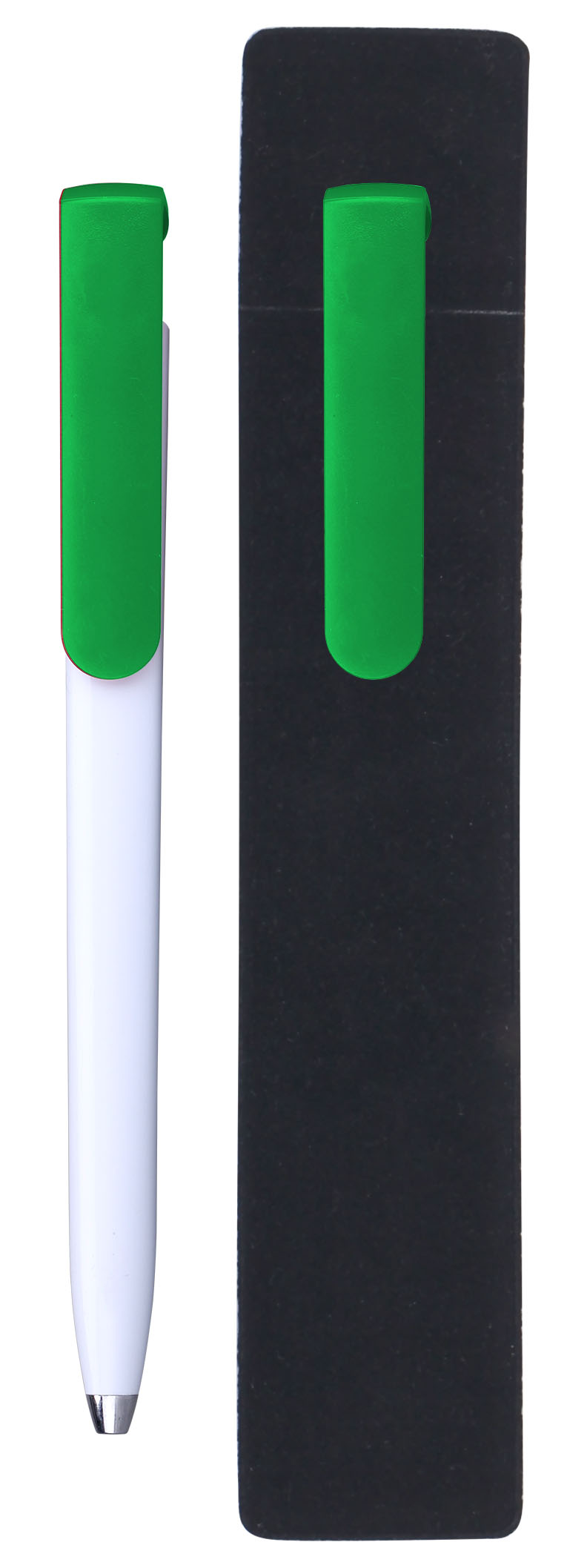 Click Action Ballpoint Pen w/ PE Pouch 3