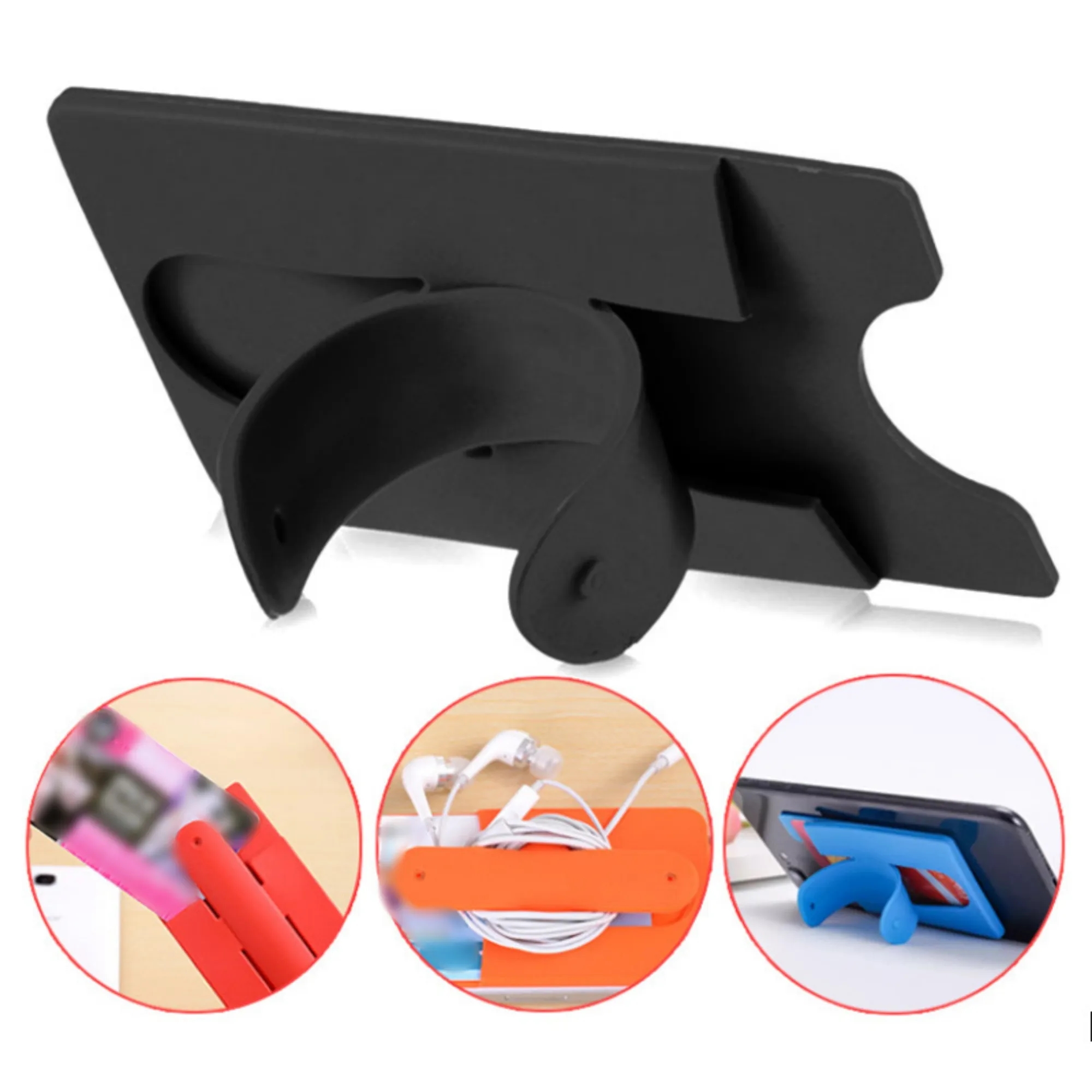 U-Shaped Silicone Card Holder Phone Stand 4