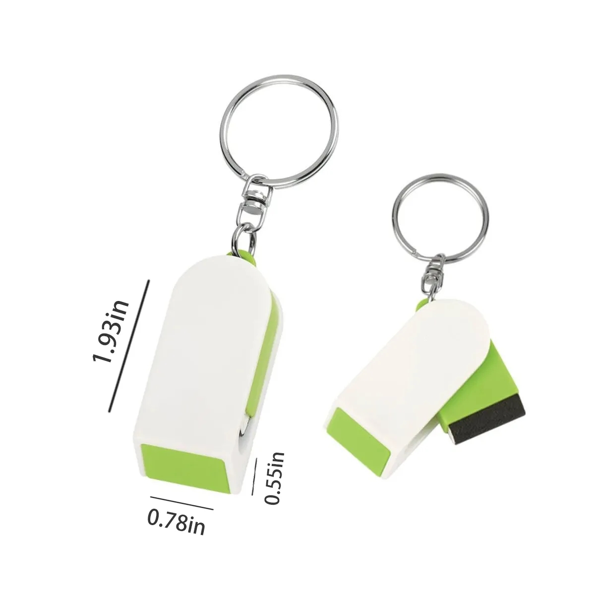 2-in-1 Phone Holder And Screen Cleaner Combo Keychain 3