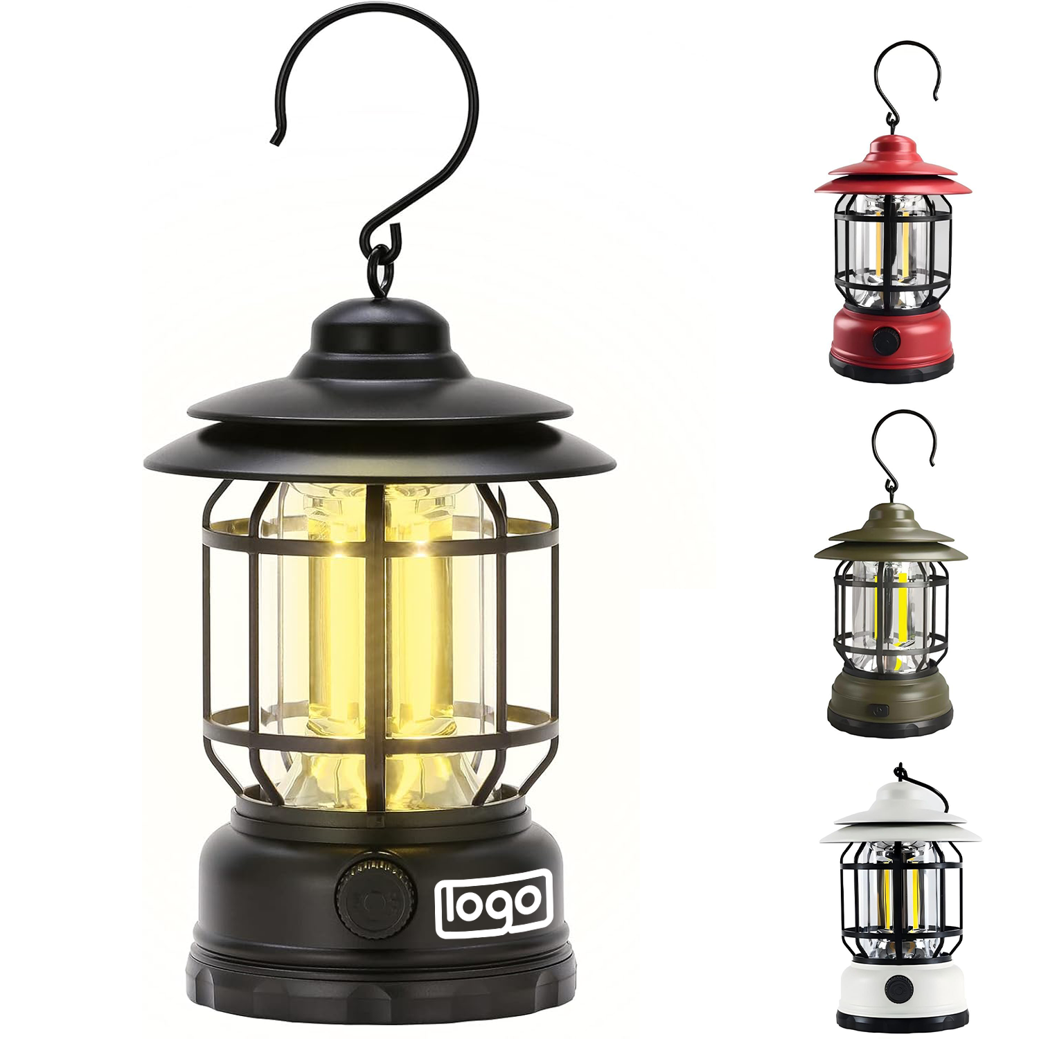 USB Portable Outdoor Camping Tent Vintage Ambience Light 3