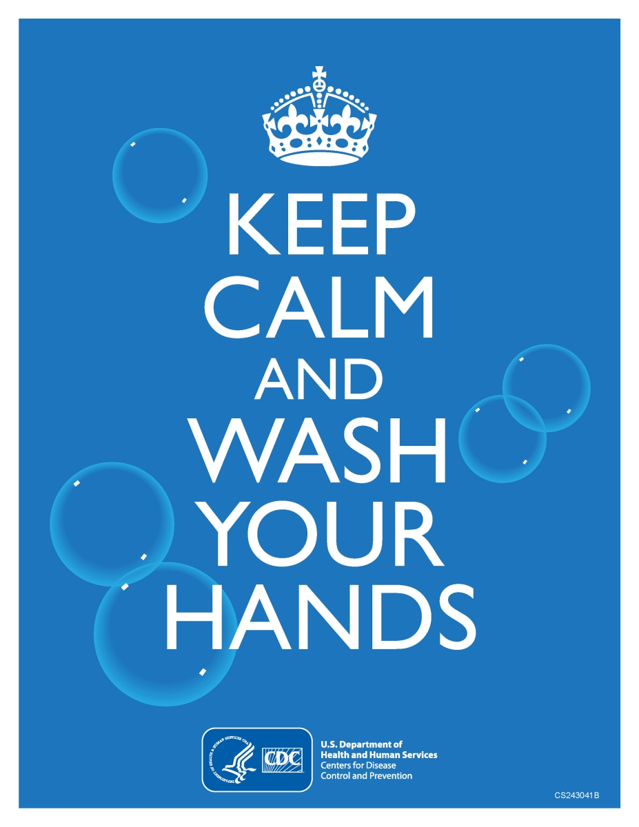 CDC approved Stock Posters | Hand washing series (8.5x11) 7