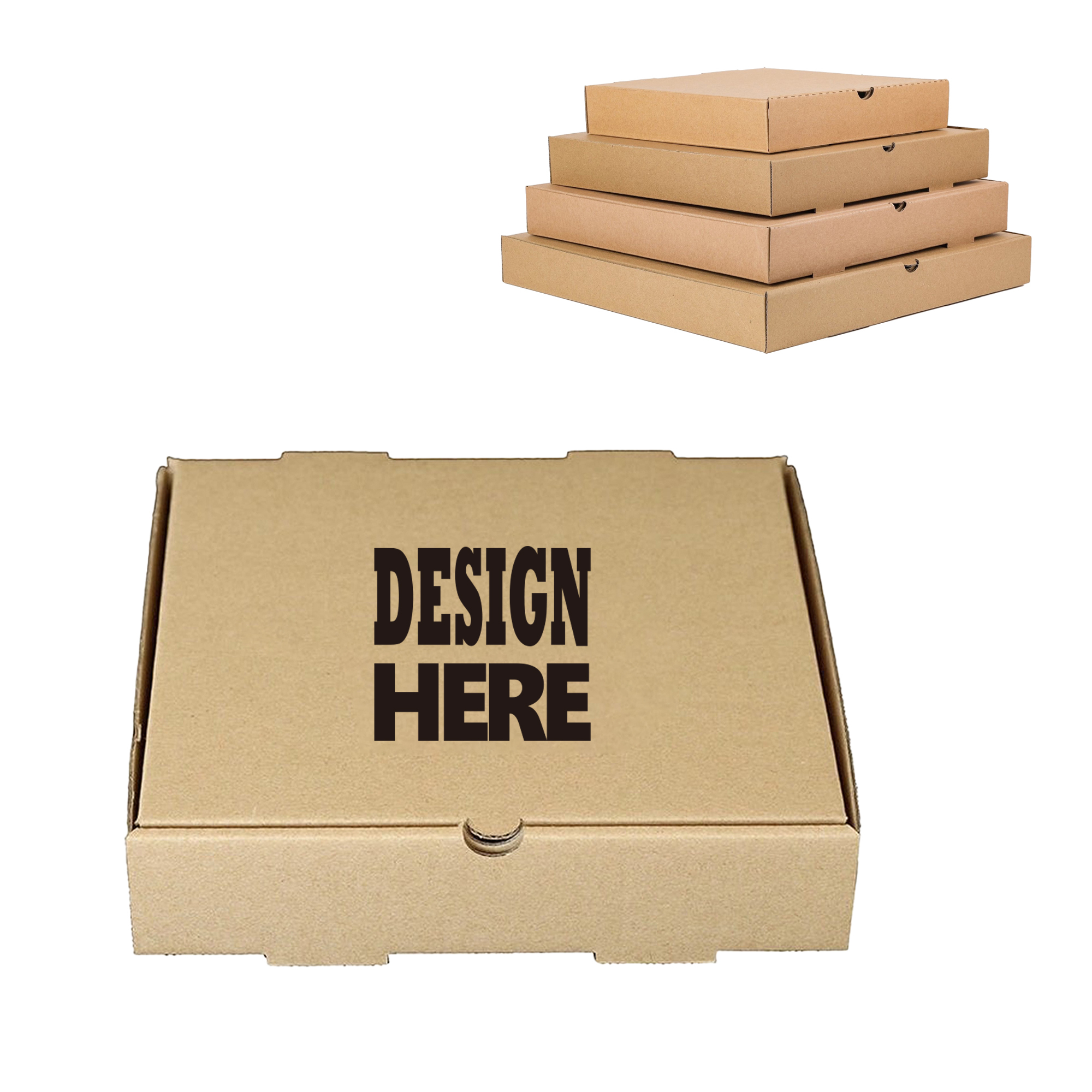 Custom Corrugated Pizza Box with Branding Options 5