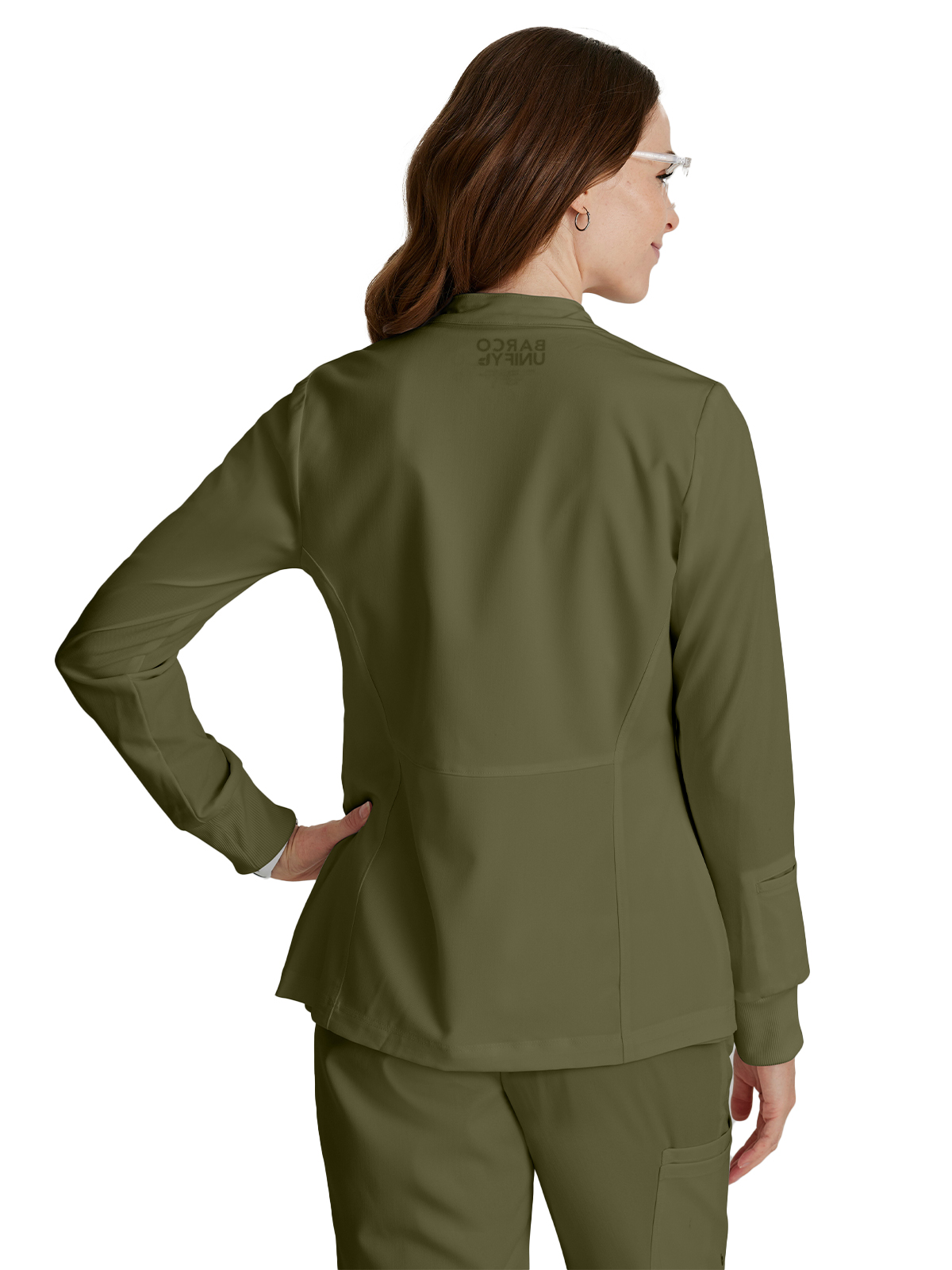 Barco Unify - Women's Three-Pocket Zip-Up Team Warm-Up Scrub Jacket 24