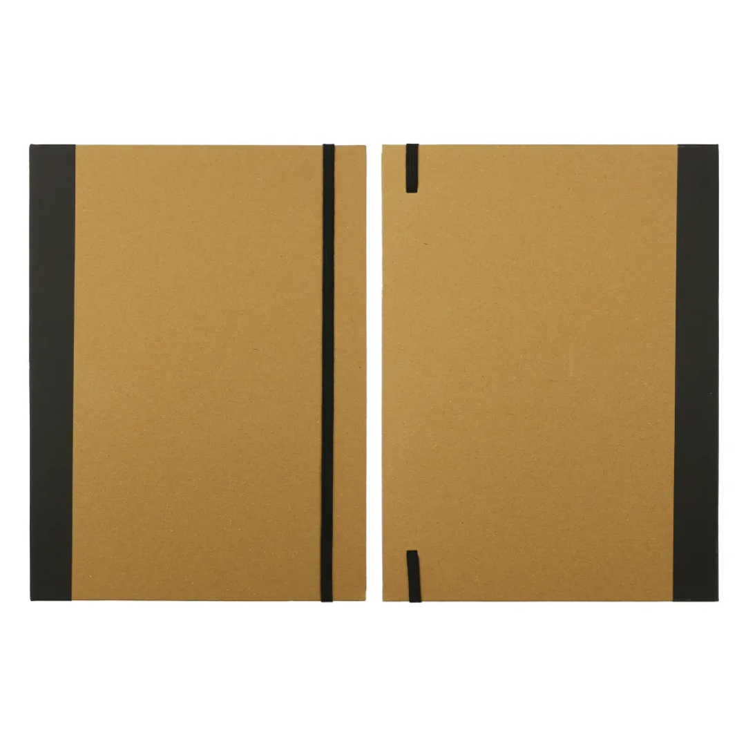 Recycled Padfolio with Pockets, Sticky Notes & Notepad 5