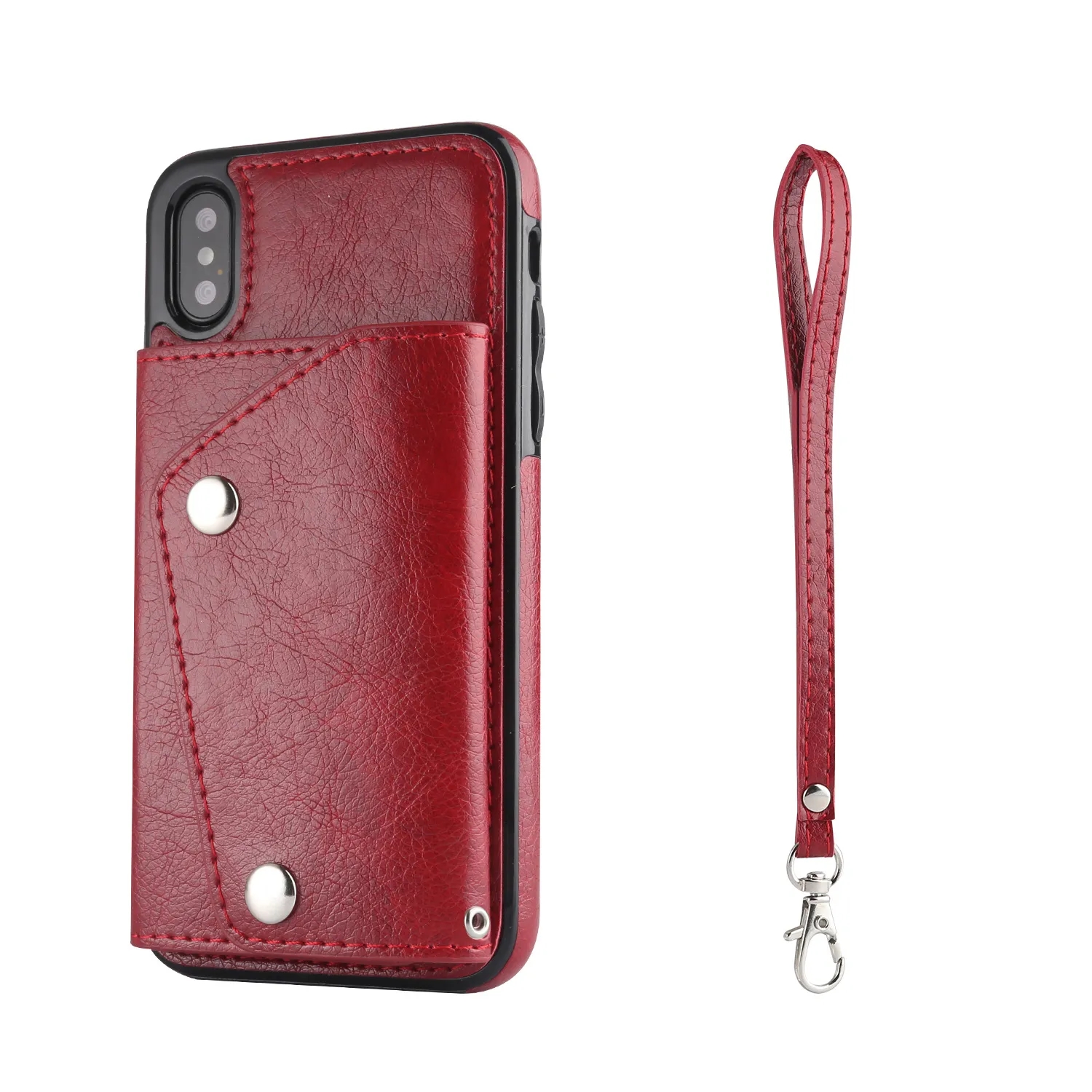 Wallet Folio Phone Leather Case 5