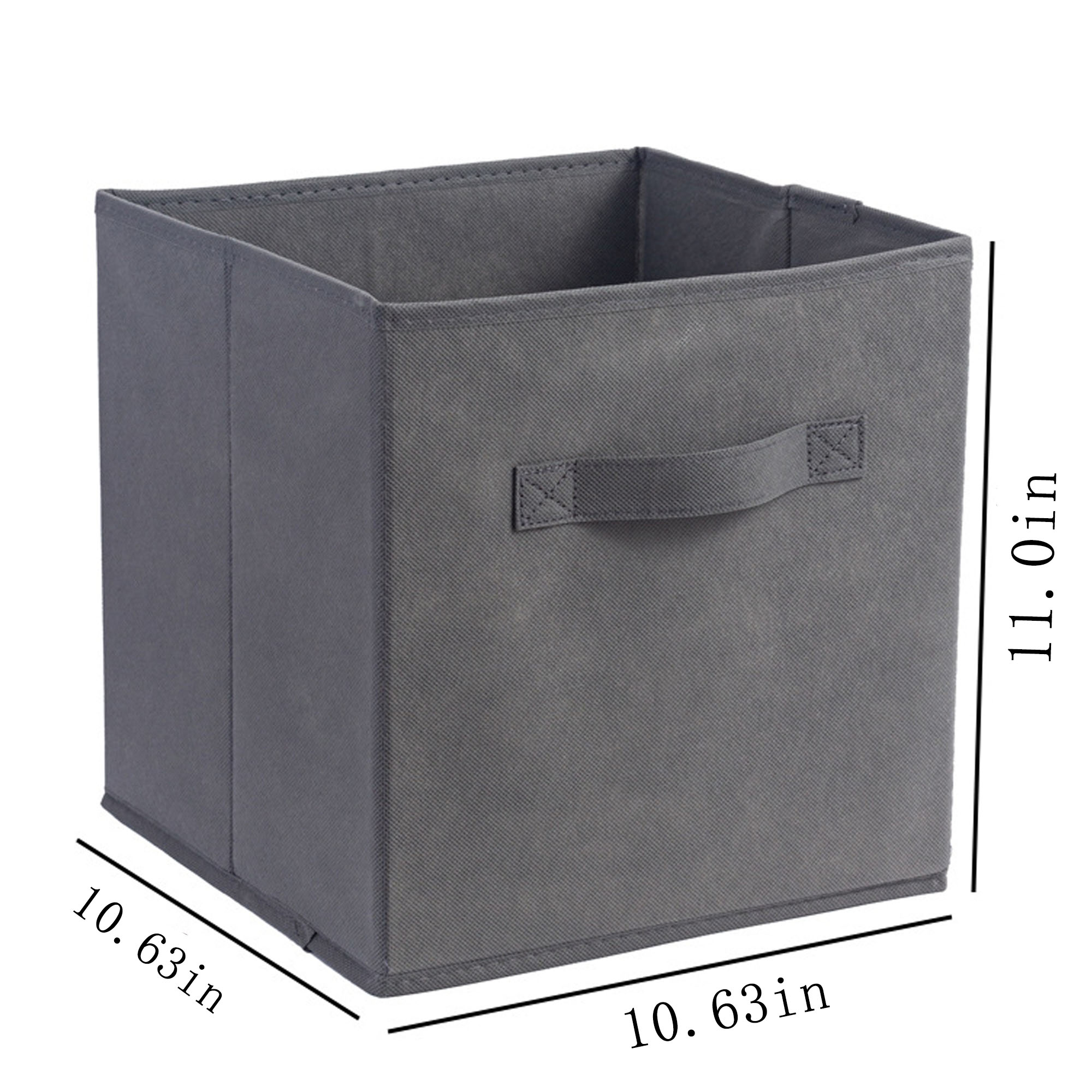Square Non-Woven Folding Storaye Box With Handle 6