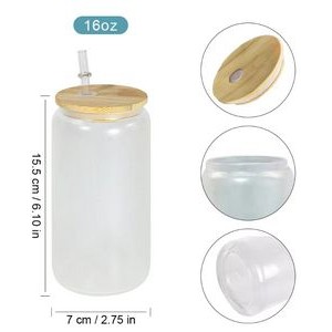 16oz Iridescent Beer Glass Can Cup 2