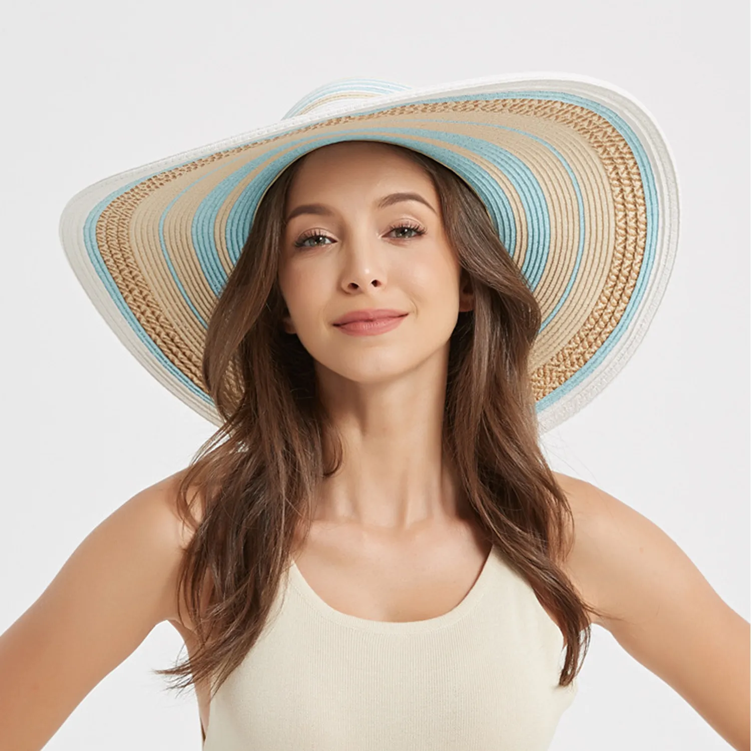 Straw Beach Sun Hat 2