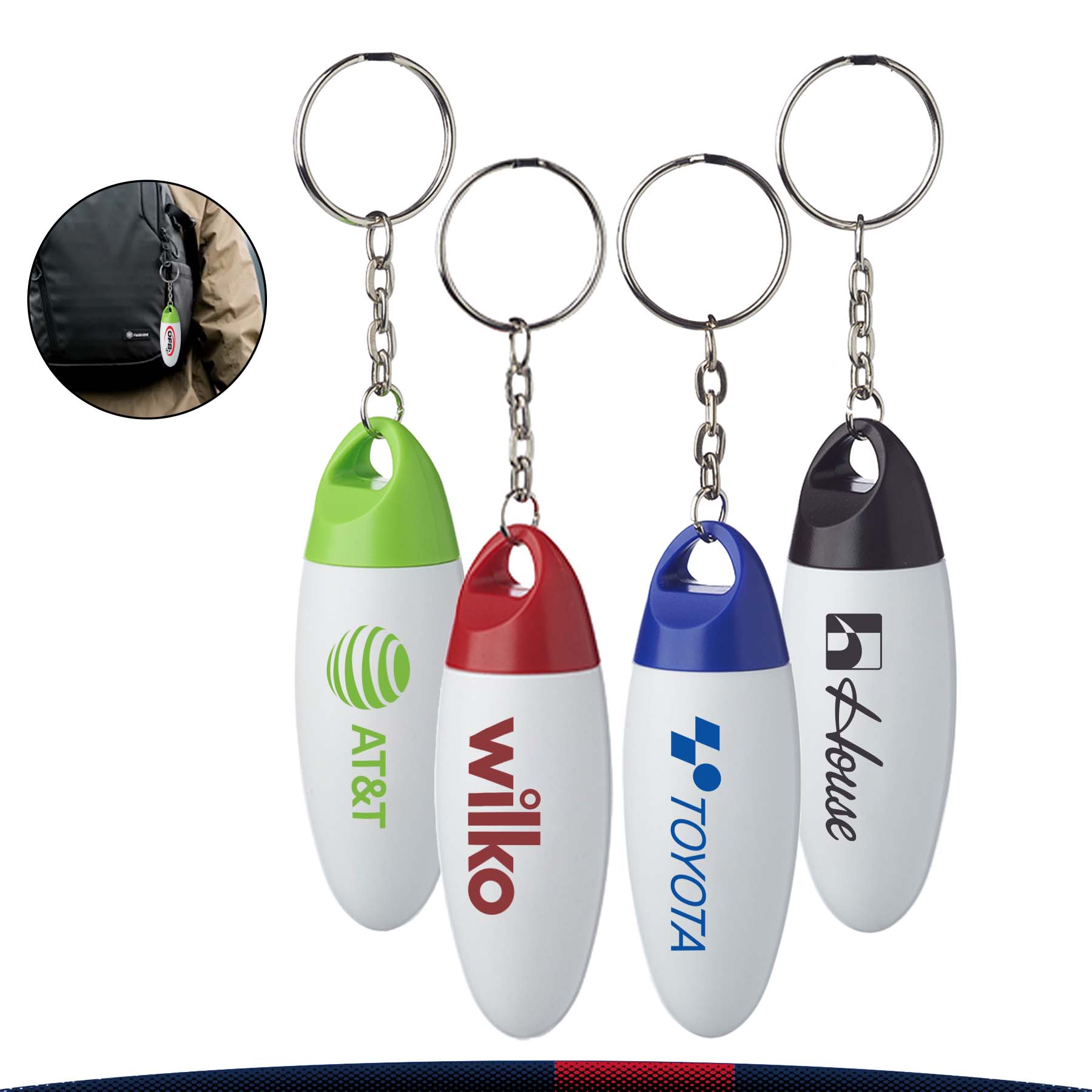 Nitora Pill Bottle Keychain 4