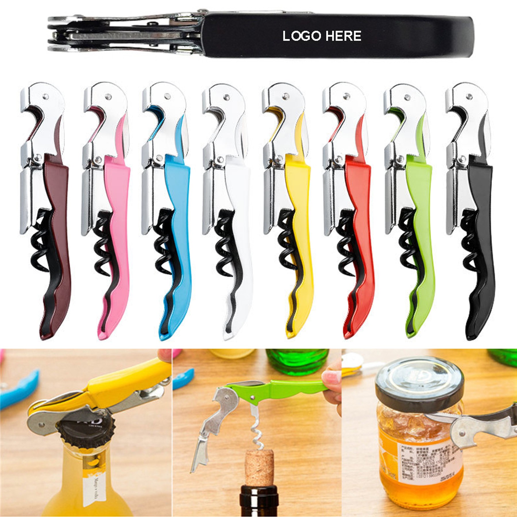 Seahorse Stainless Knife Bottle Opener