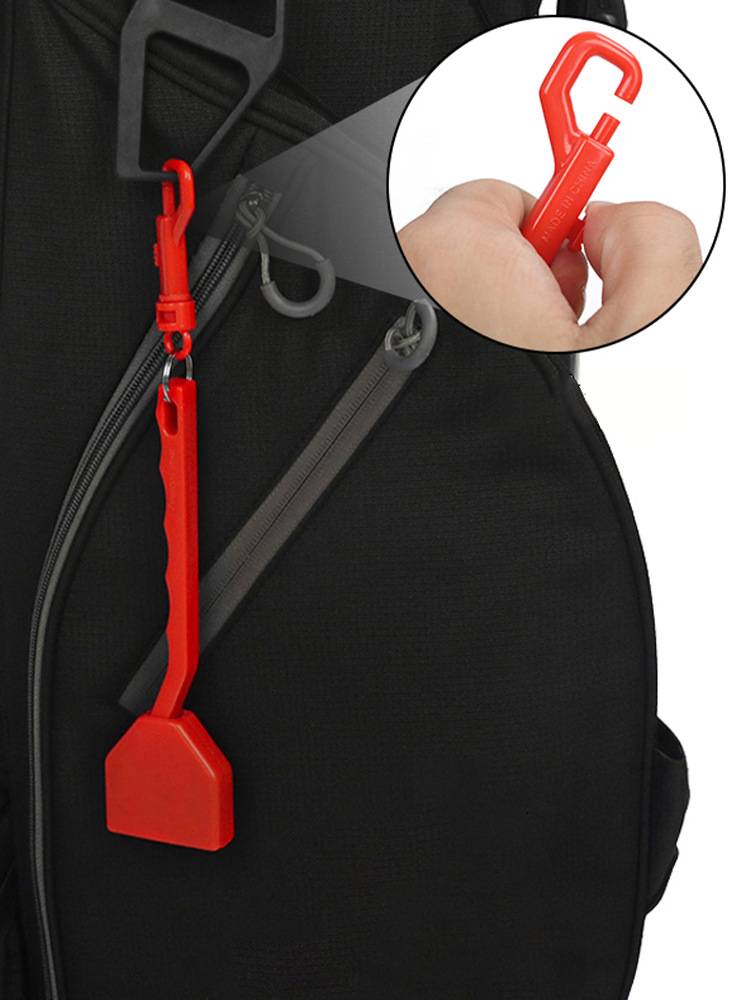 Golf Double-Sided Club Plastic Handle Cleaning Brush 4