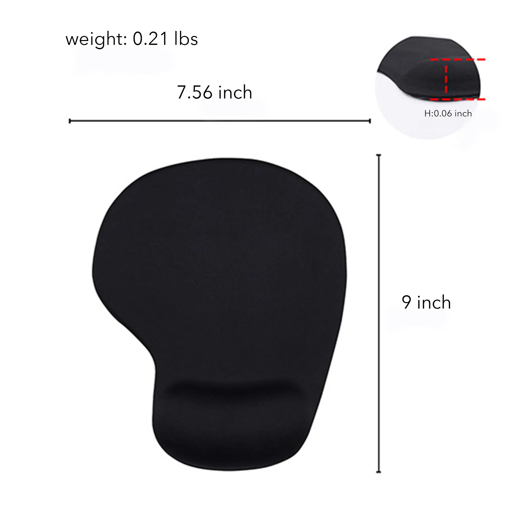 Mouse Pads with Wrist Support 3