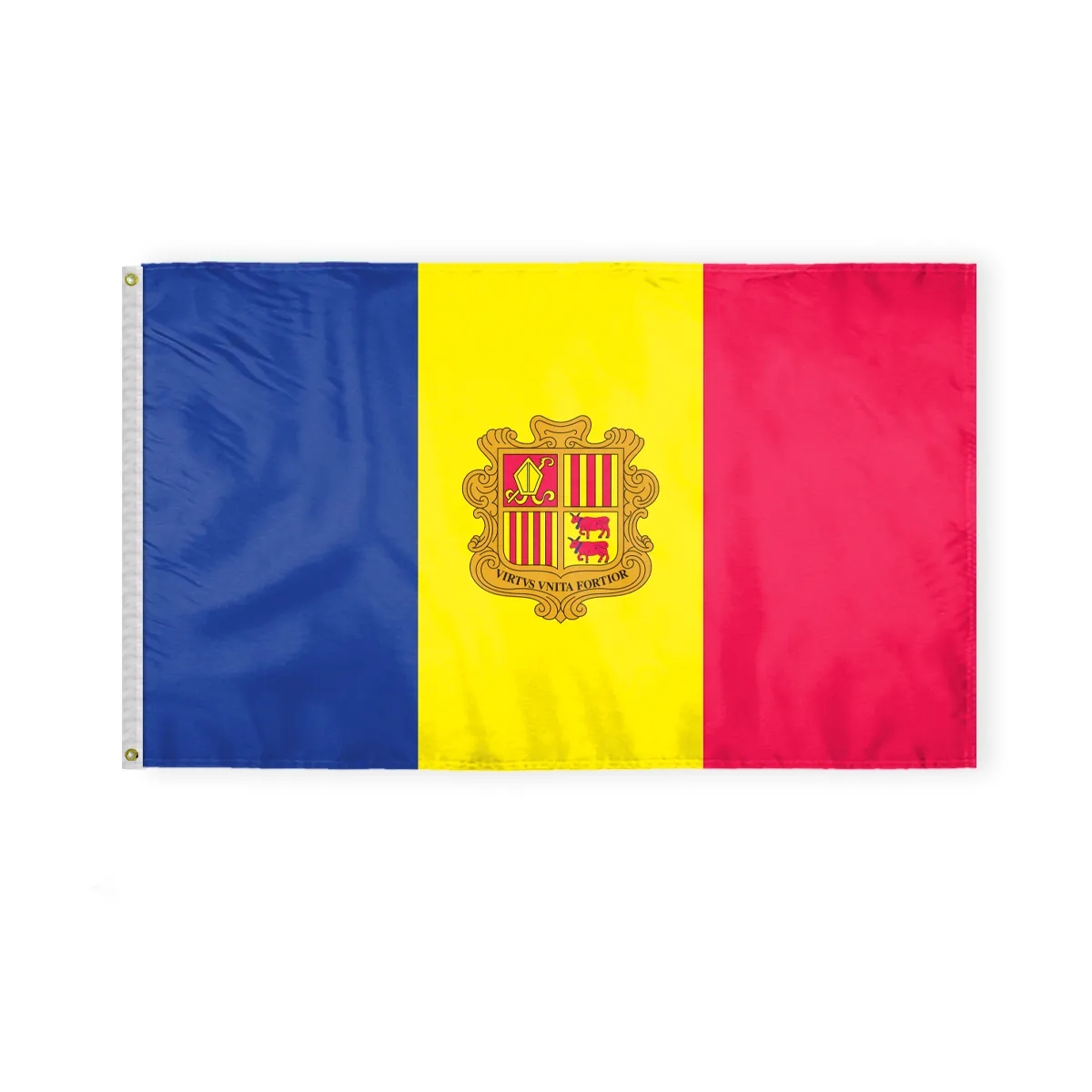 World Flag - Andorra with Seal 5