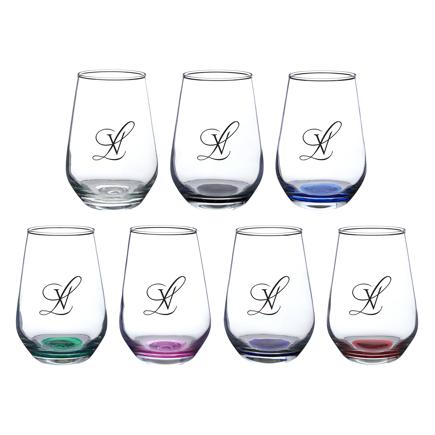 16 oz. Vaso Silicia Stemless Wine Glasses 20