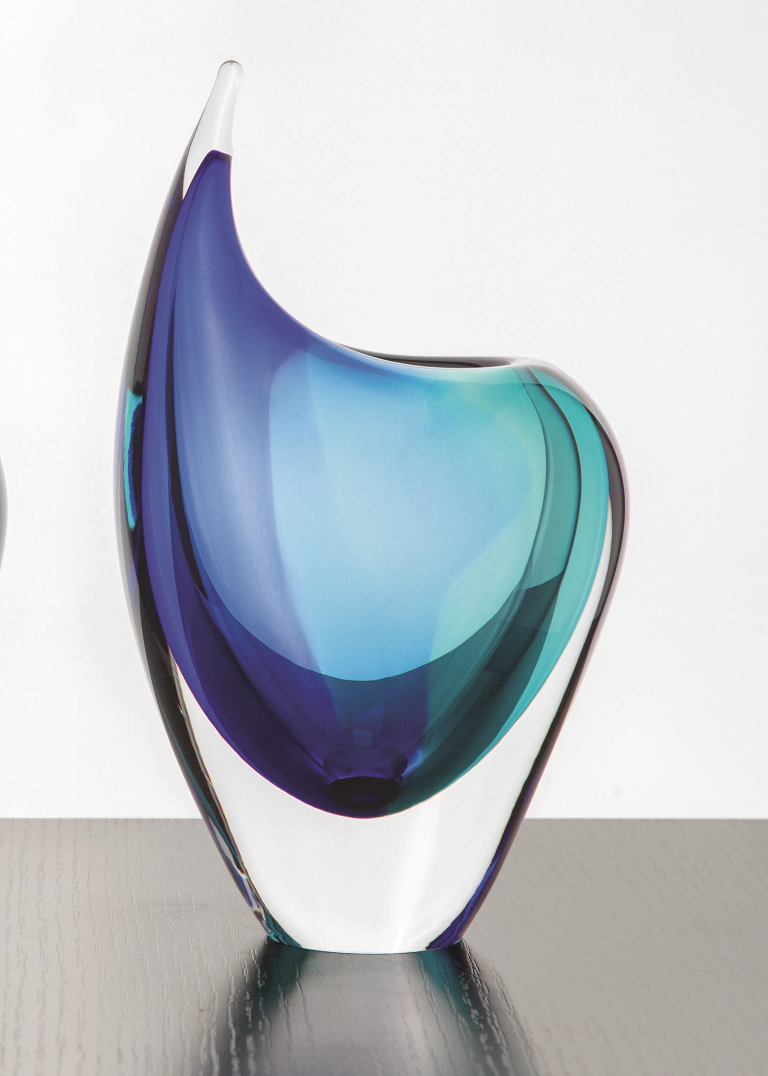 Plato Art Vase, Blue/Turquoise 3