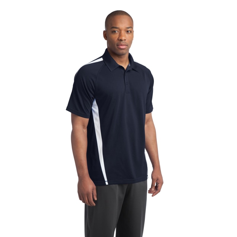 Sport-Tek PosiCharge Micro-Mesh Colorblock Polo. 40