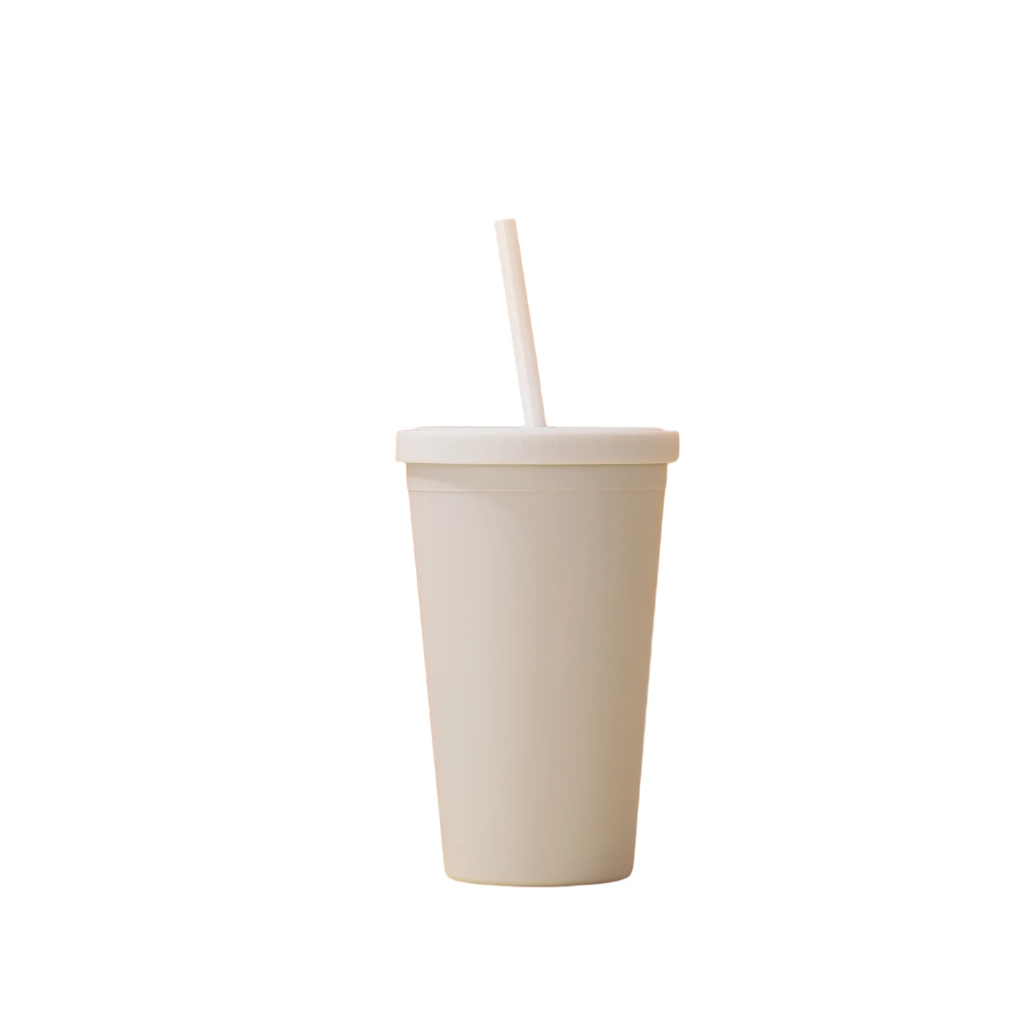 MOQ 100PCS Plastic Straw Cup 7