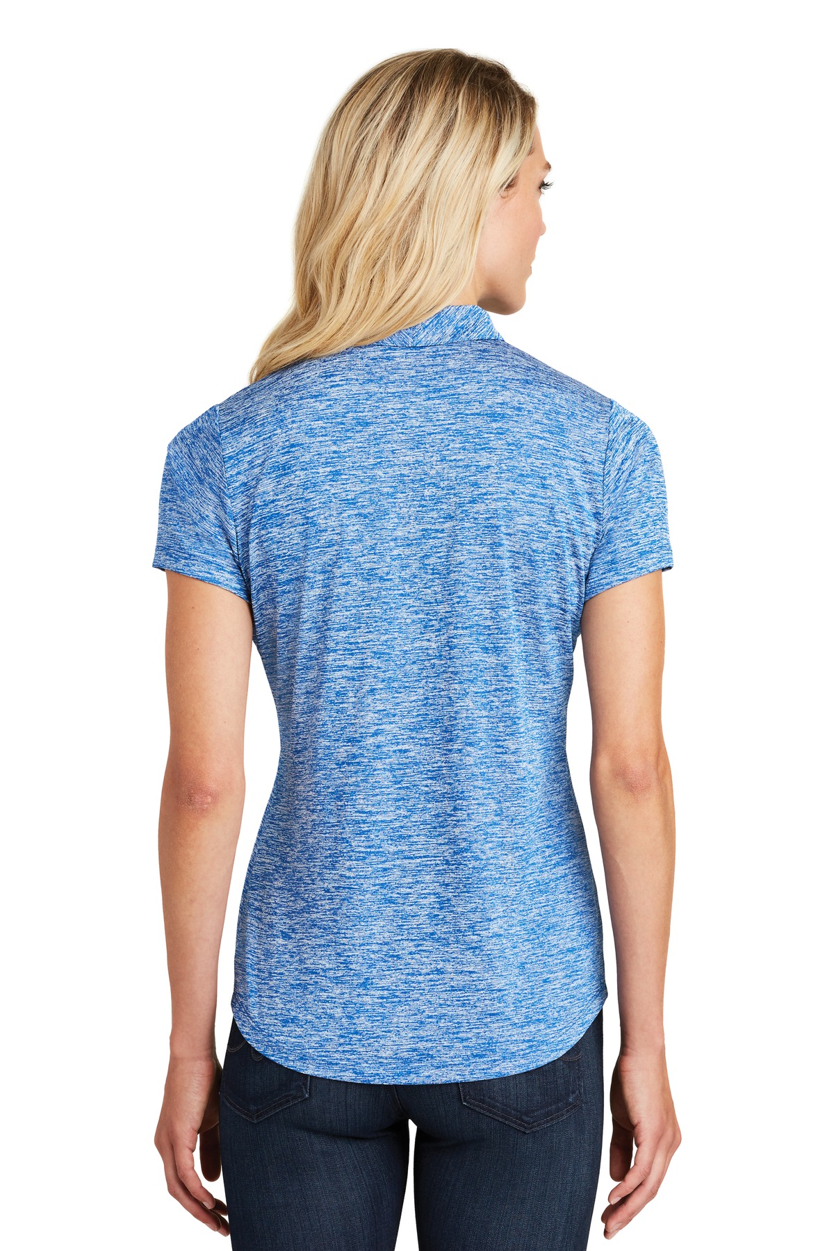 Sport-Tek Women's PosiCharge Electric Heather Polo. LST590 13
