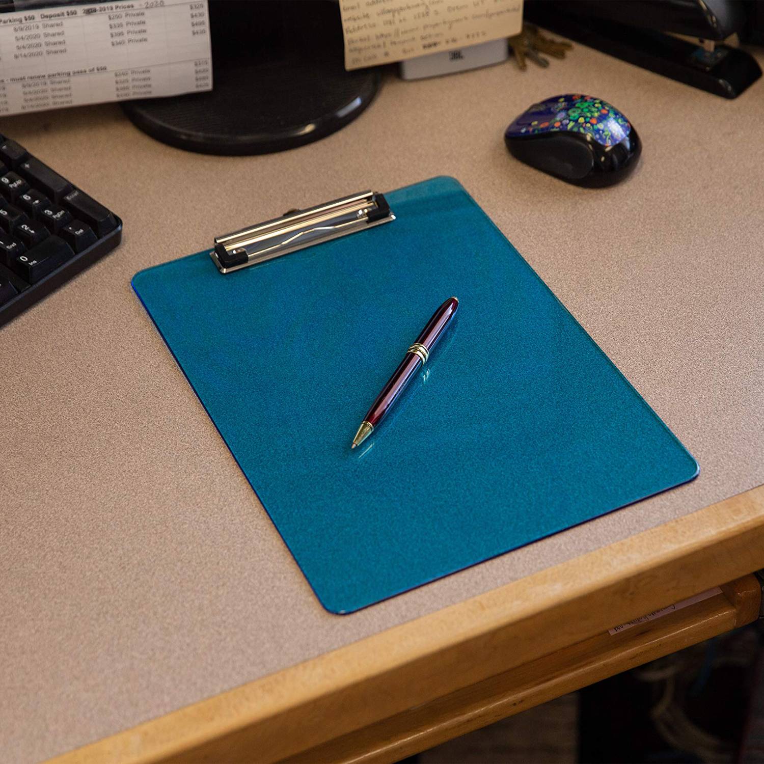 A4 Transparent Plastic Clipboards with Low Profile Clip 3