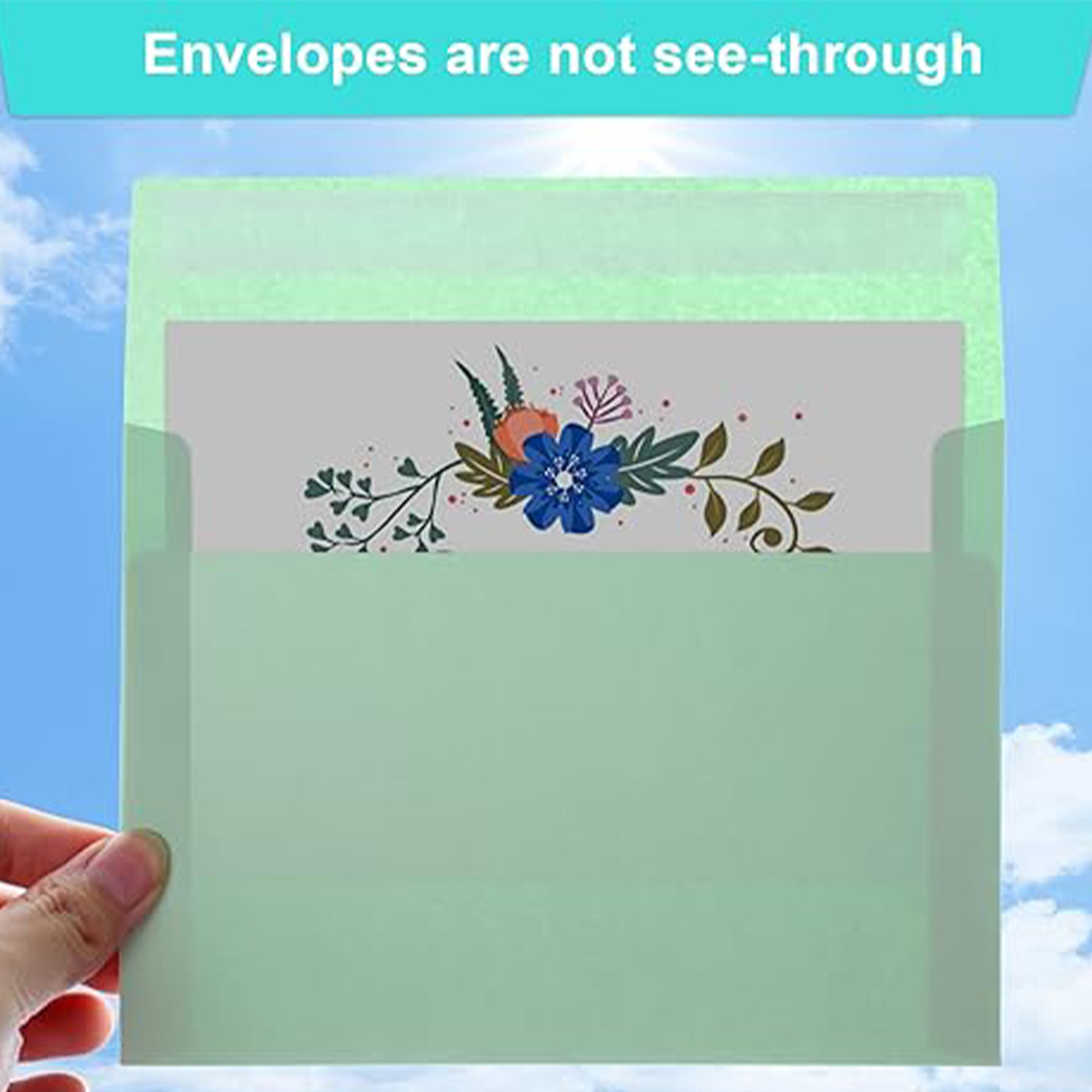 Self-Seal Envelope for Wedding, Office, Mailing 1