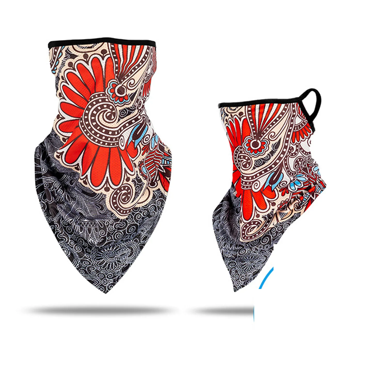 Face Bandana With Ear Loops Neck Gaiter 4