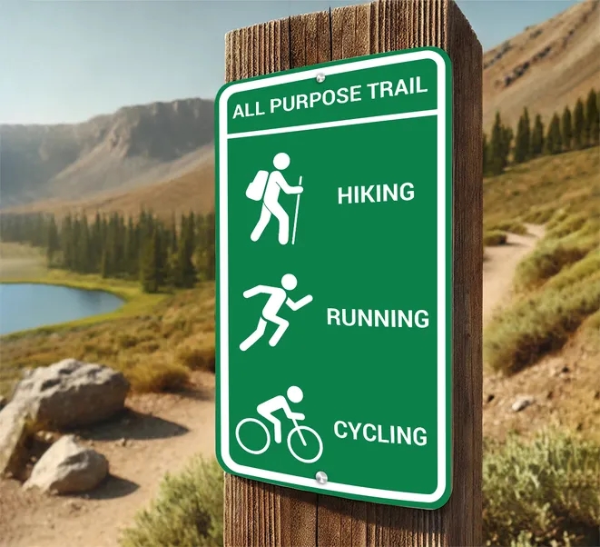 Custom Trail Markers Signs (1ft x 1ft/Sqft) 5