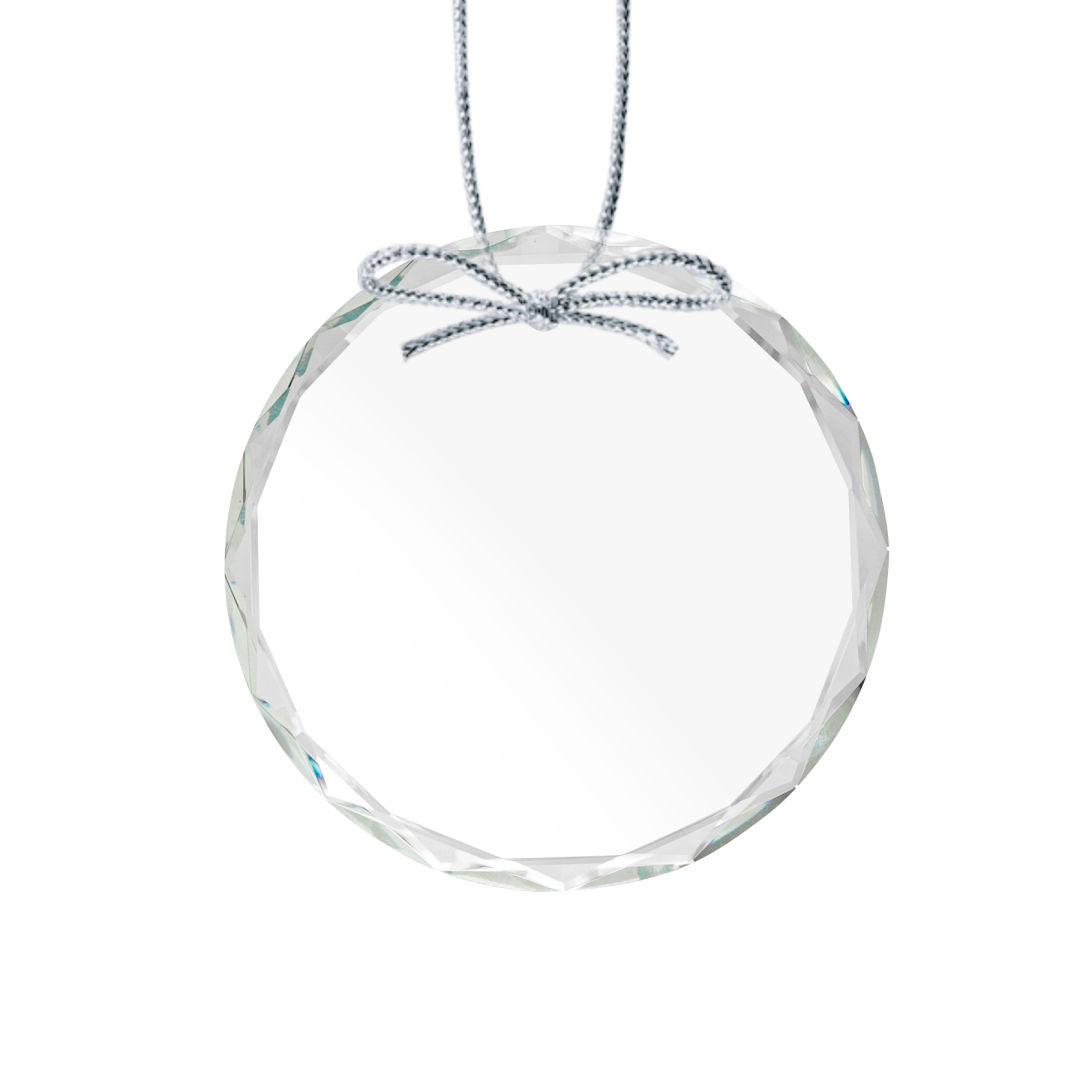 Optical Ornament - Round Imprinted 4