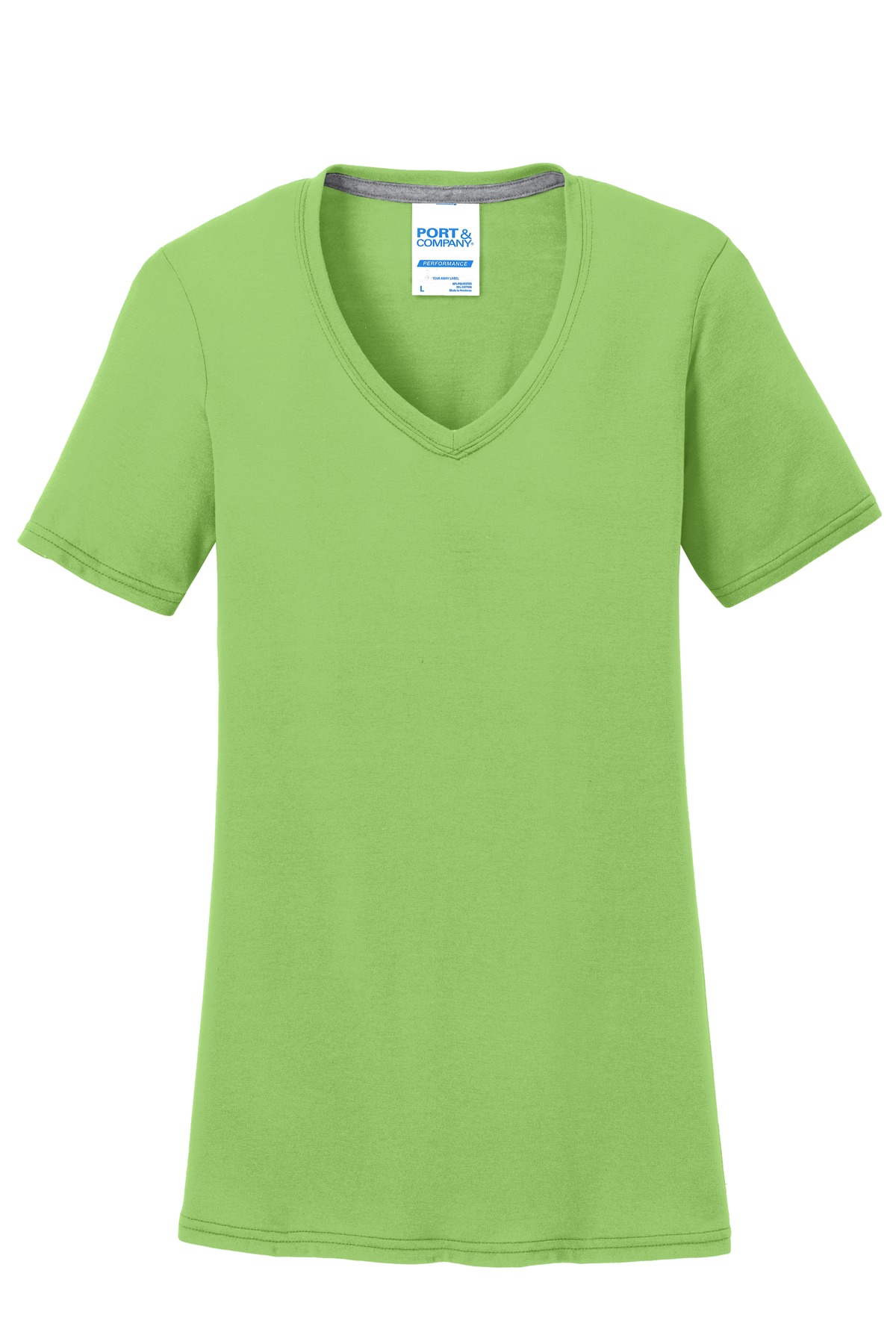 Port & Co Women's Performance Blend V-Neck Tee. LPC381V 53